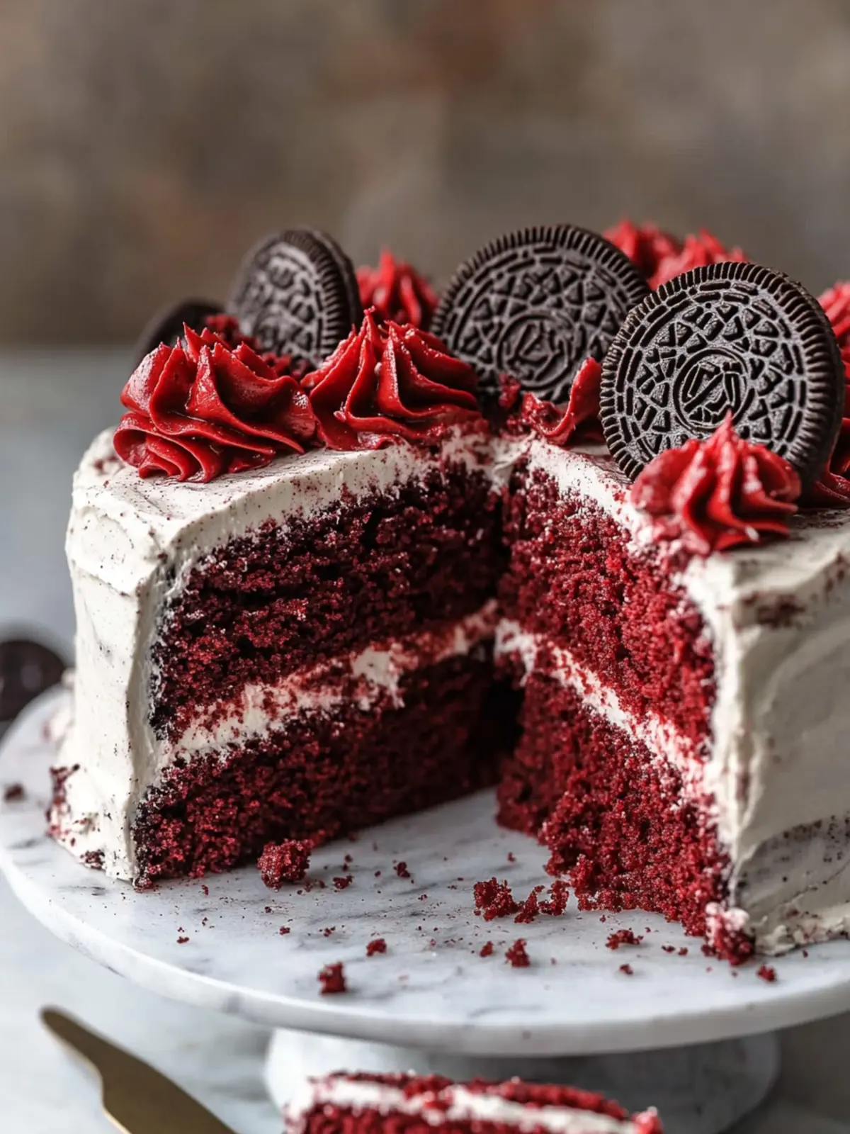Indulge in Decadence with Red Velvet Oreo Cake Magic Red Velvet Oreo Cake
