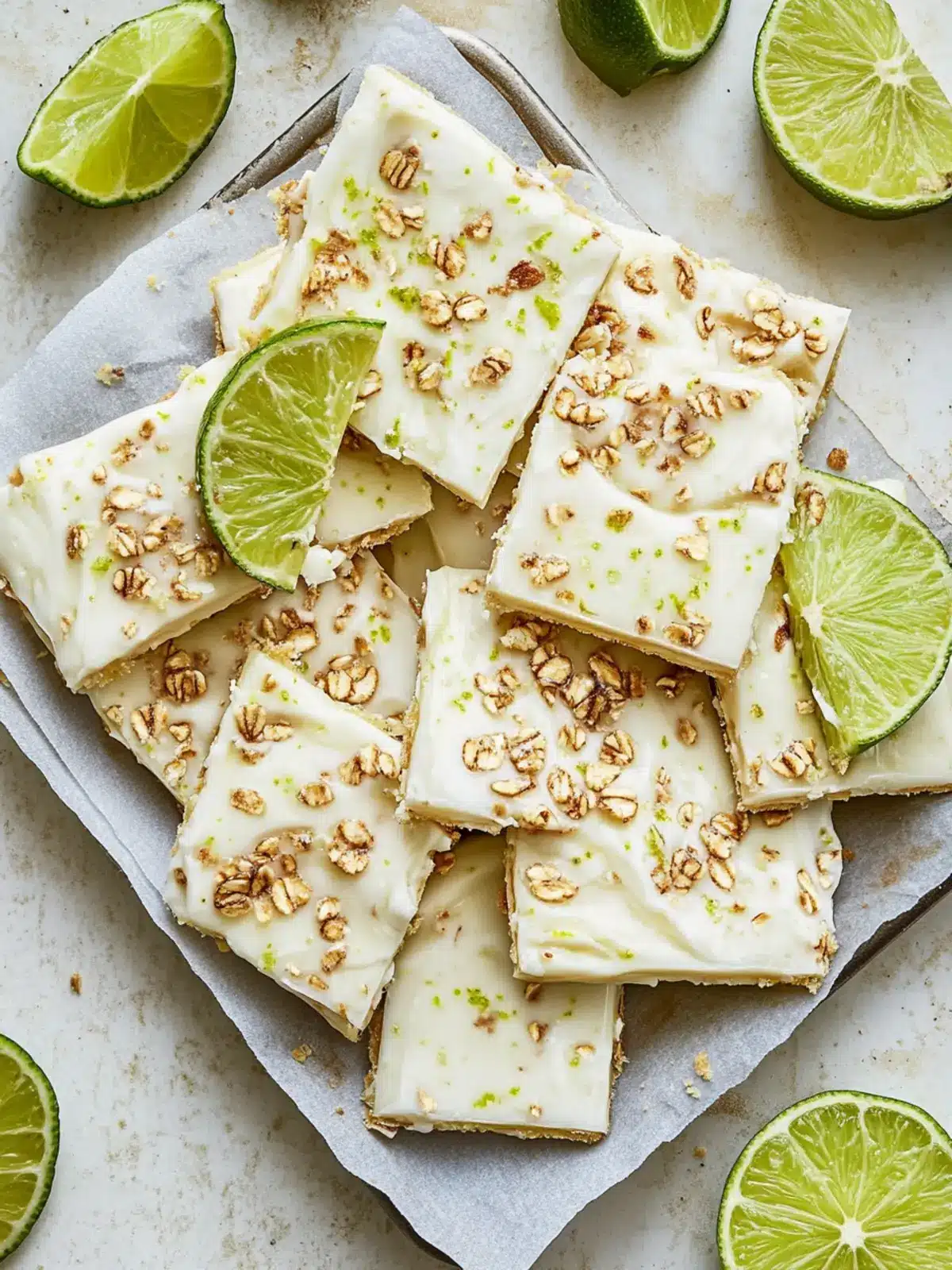 Zesty Key Lime Pie Yogurt Bark for a Cool Sweet Treat Key Lime Pie Yogurt Bark