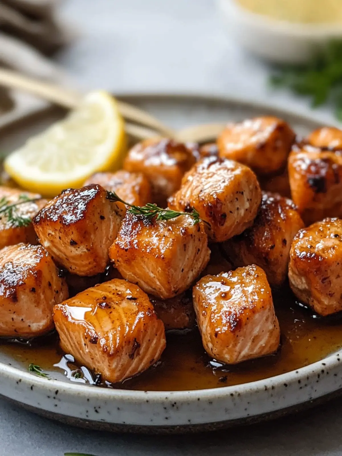 Savor Hot Honey Salmon Bites for a Flavorful Escape Hot Honey Salmon Bites