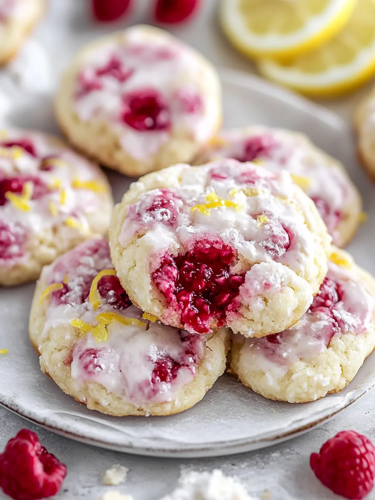 Delicious Lemon Raspberry Cookies You’ll Love to Bake! Lemon Raspberry Cookies