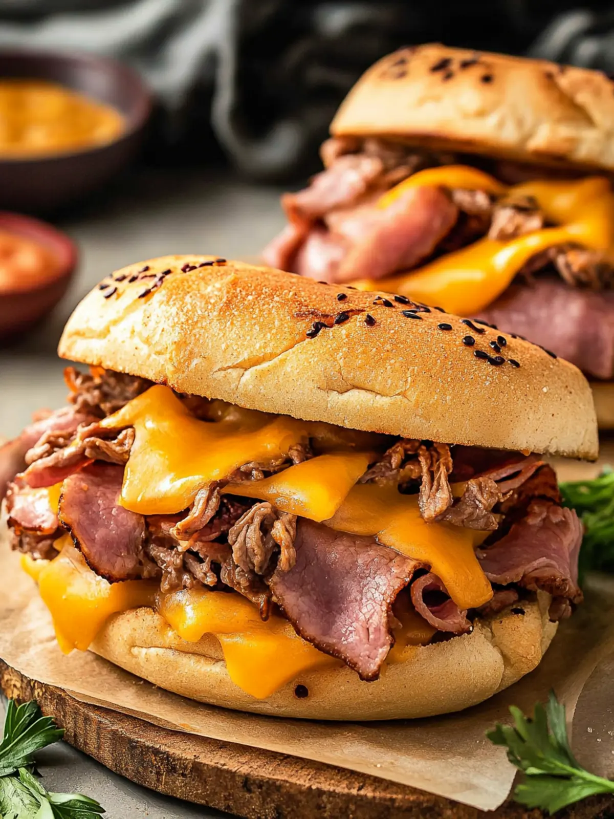 Homemade Beef and Cheddar Sandwiches That Beat Fast Food Beef and Cheddar Sandwiches
