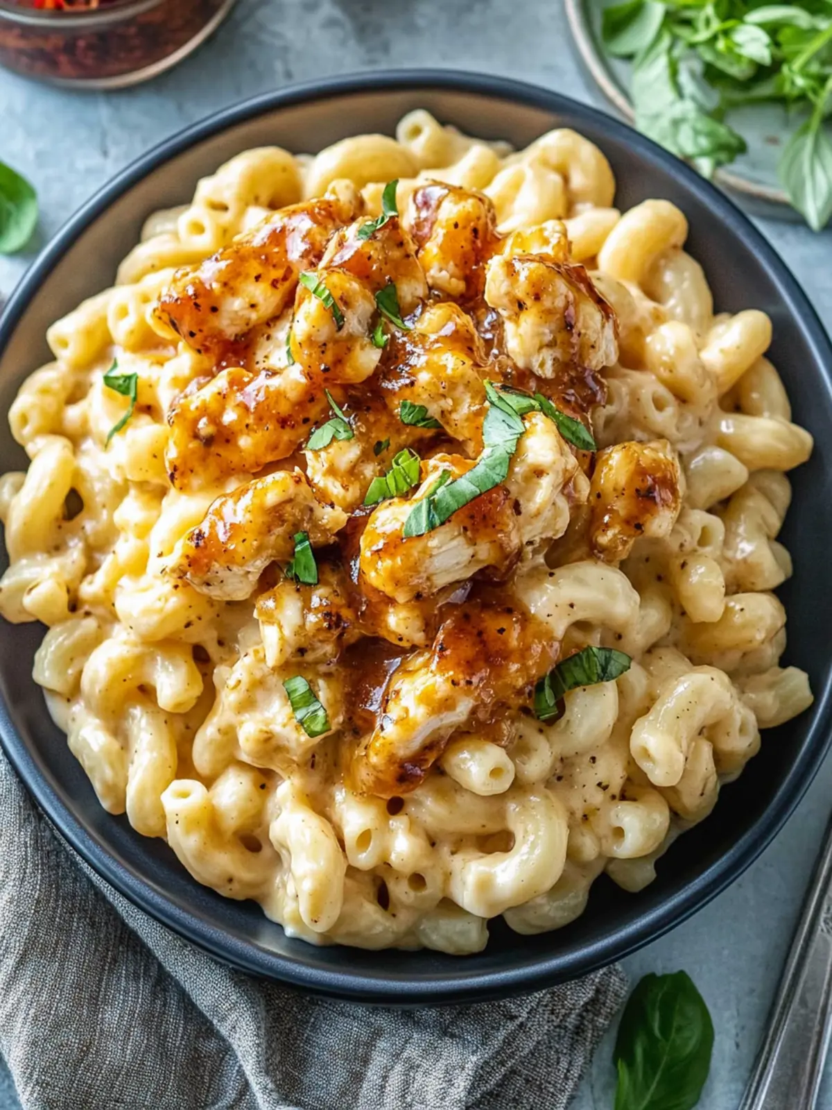Honey Pepper Chicken Mac and Cheese: Comfort Food Bliss Honey Pepper Chicken Mac and Cheese
