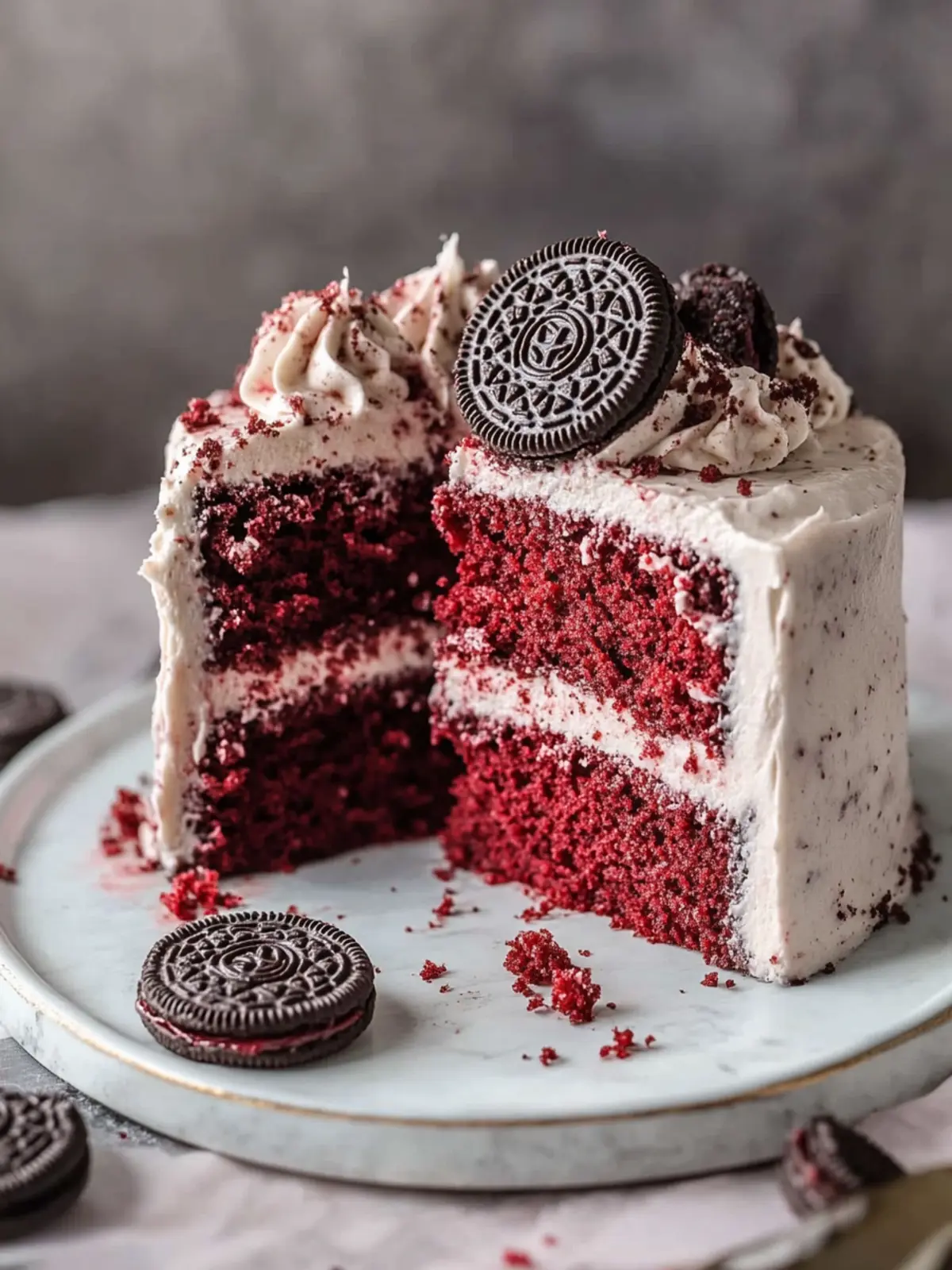 Indulge in Decadence with Red Velvet Oreo Cake Magic Red Velvet Oreo Cake