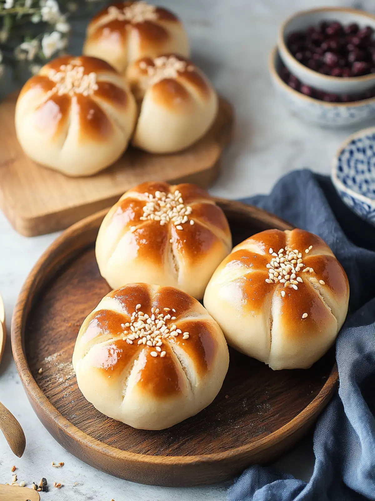 Deliciously Soft Red Bean Milk Buns You'll Love to Make Red Bean Milk Buns