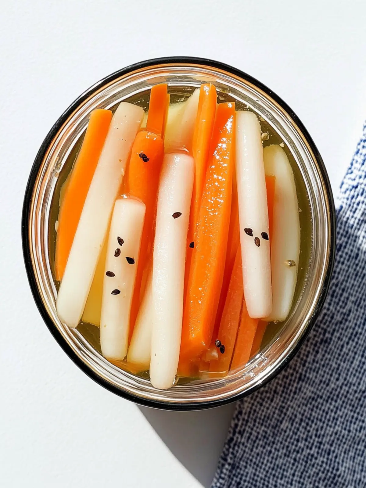 Zesty Pickled Daikon & Carrots for a Flavorful Crunch Pickled Daikon & Carrots