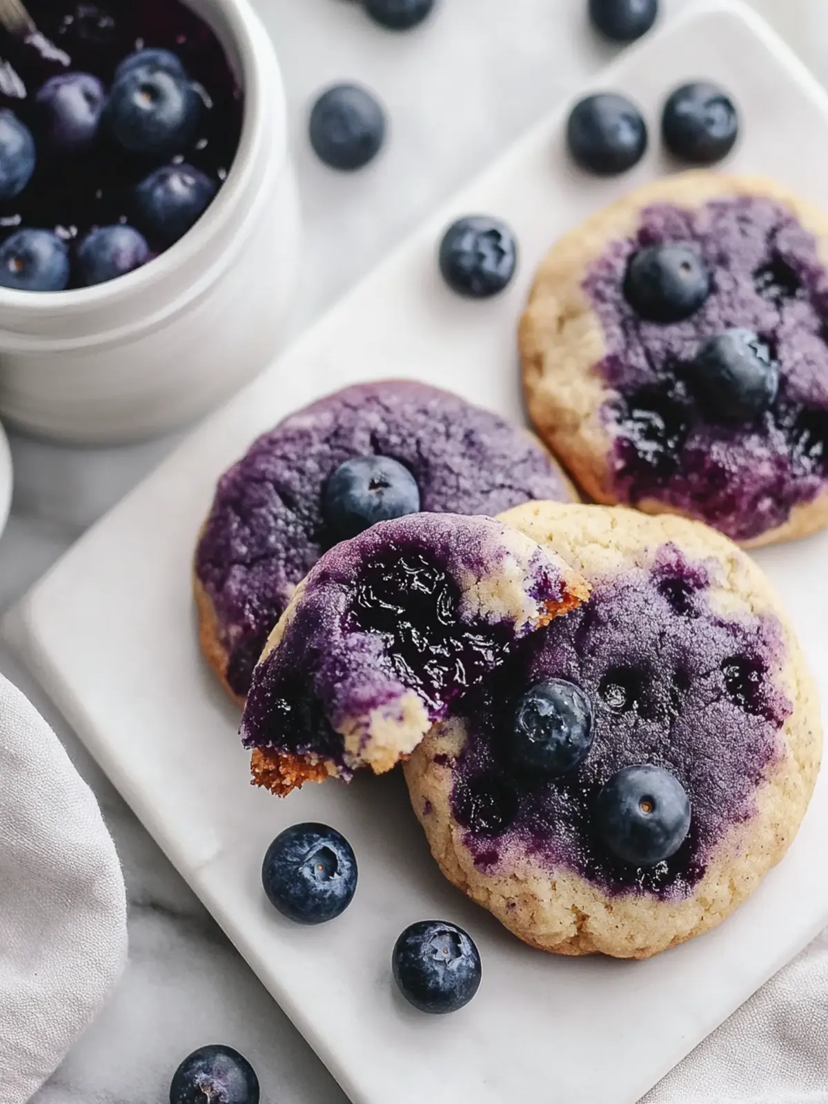 Delicious Blueberry Cookies with Homemade Jam You’ll Love Blueberry Cookies with Homemade Jam