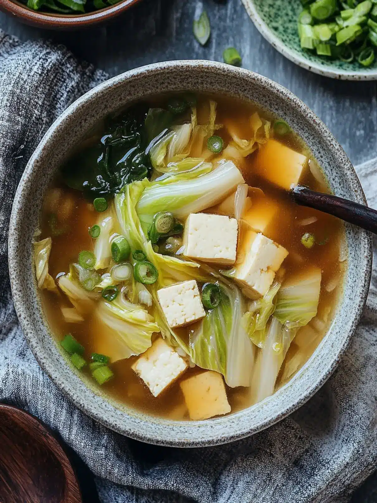 Cozy Up with Delicious Napa Cabbage Tofu Soup Recipe Napa Cabbage Tofu Soup