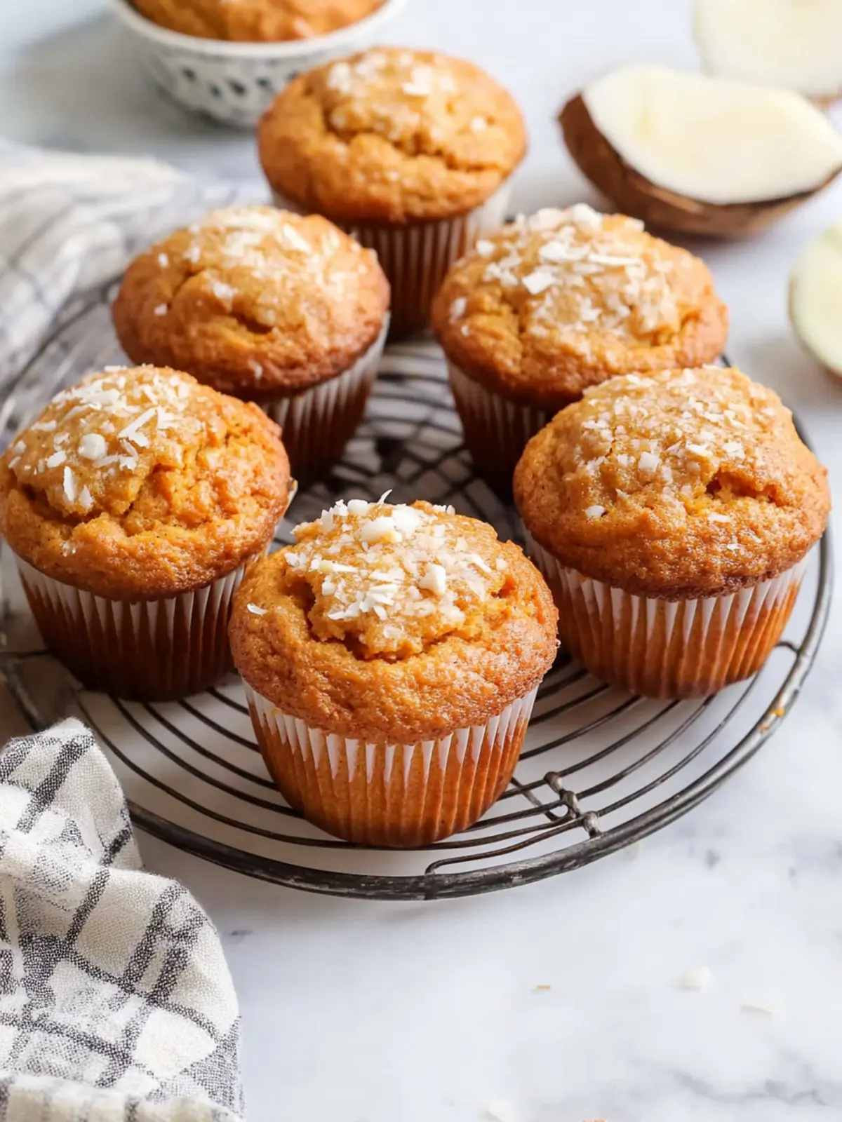 Coconut and Sweet Potato Muffins You’ll Love to Bake Today Coconut and Sweet Potato Muffins