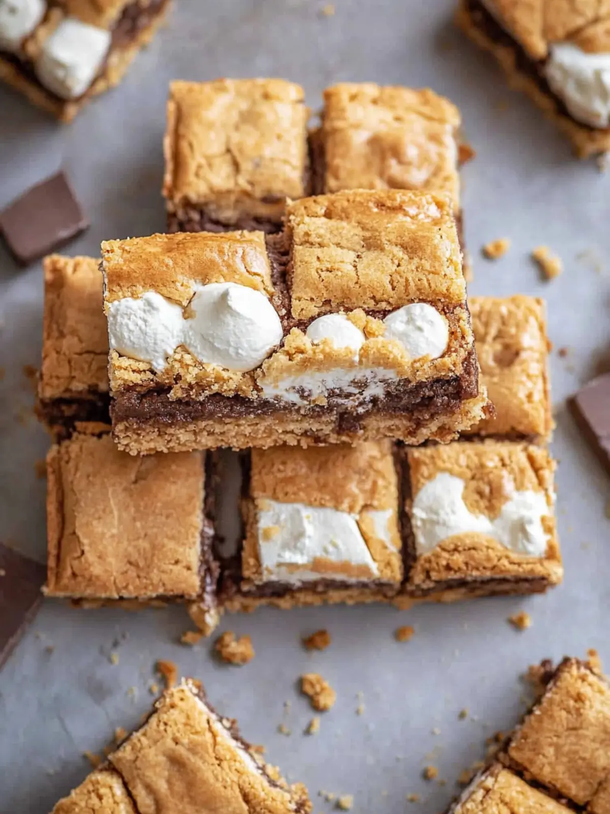 S’mores Cookie Bars: Your New Favorite Homemade Treat S’mores Cookie Bars