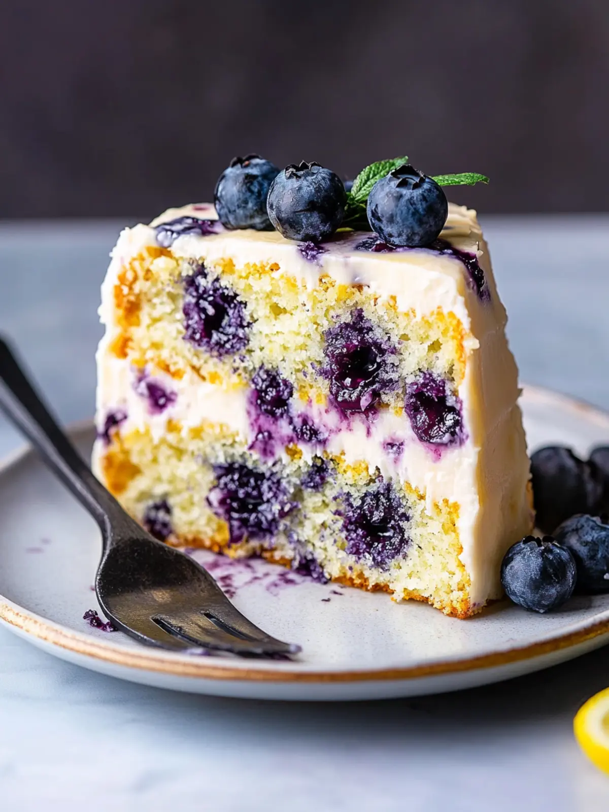 Lemon Blueberry Cake: A Refreshing Twist on Classic Flavor Lemon Blueberry Cake
