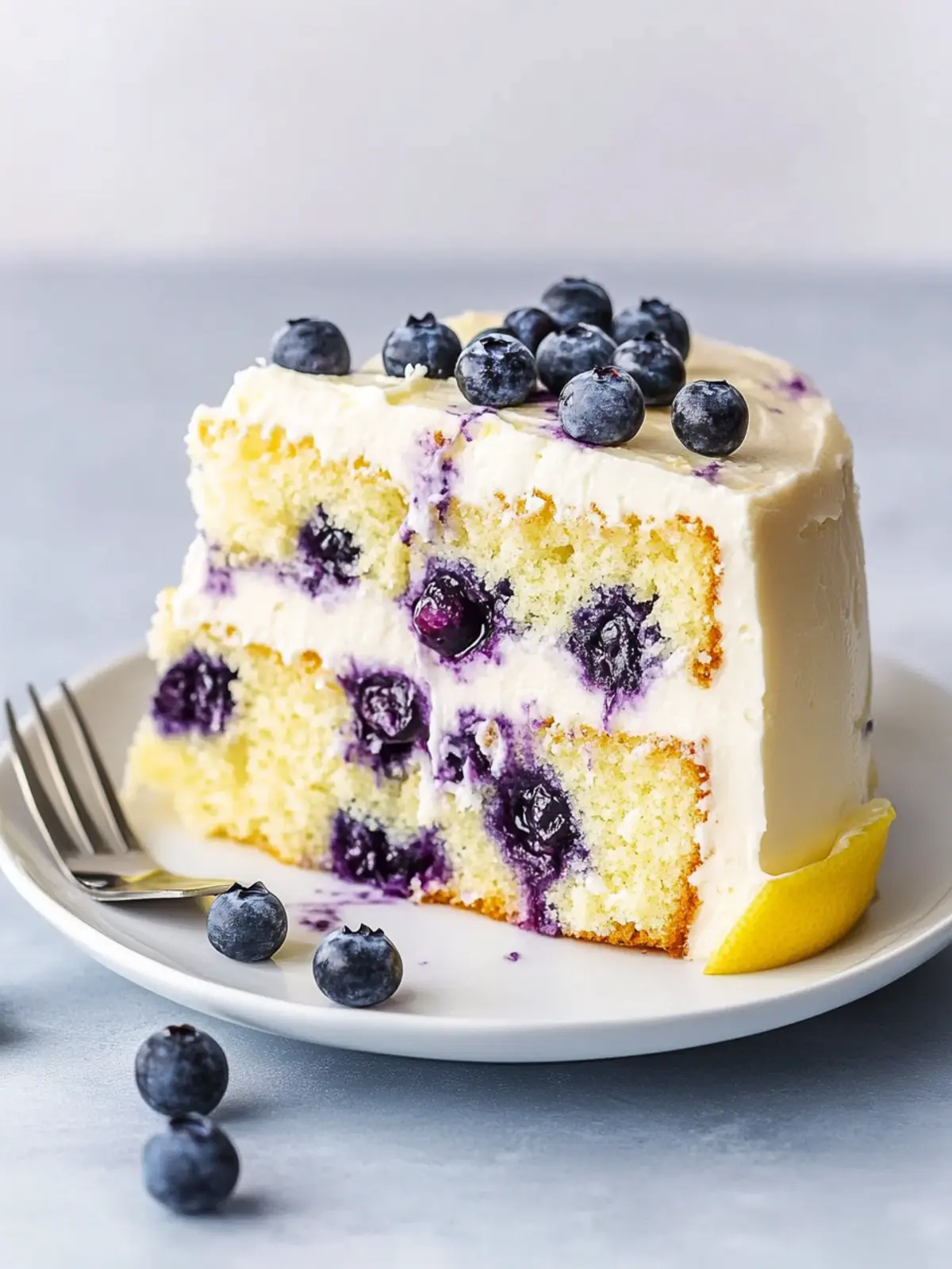 Lemon Blueberry Cake: A Refreshing Twist on Classic Flavor Lemon Blueberry Cake