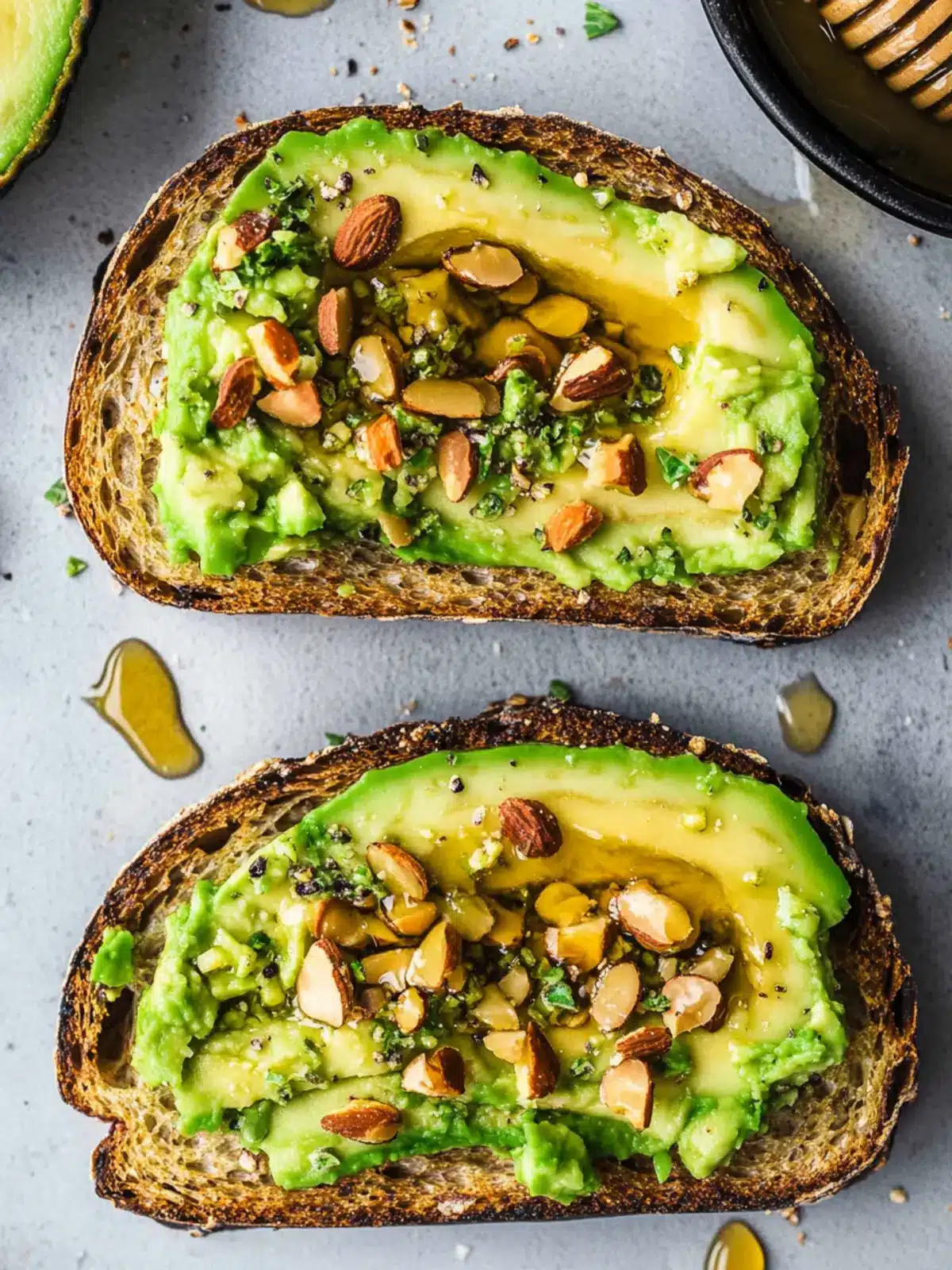 Pistachio Honey Avocado Toast: A Deliciously Unique Boost PISTACHIO HONEY AVOCADO TOAST