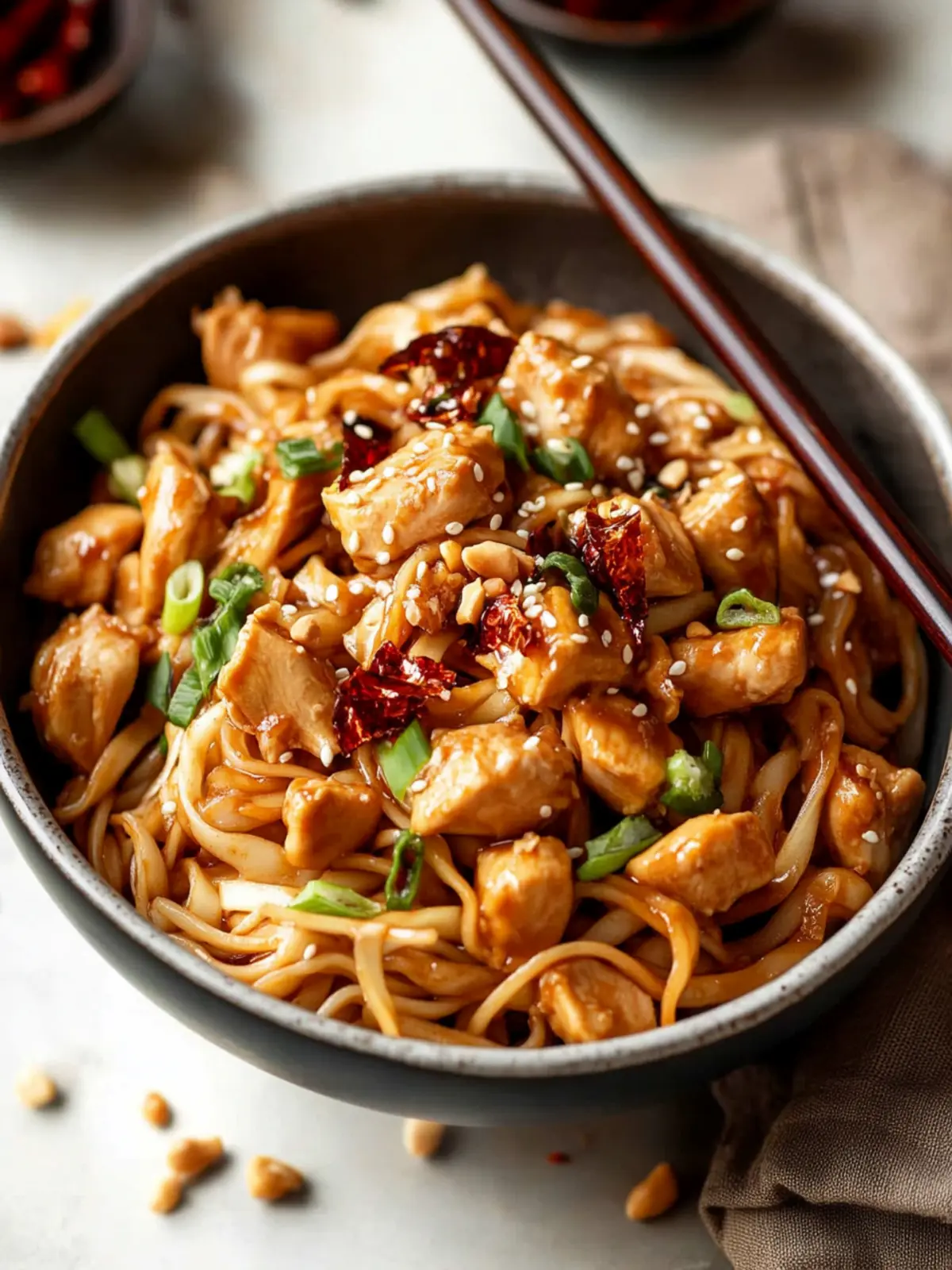 Ultimate Kung Pao Chicken Noodles Ready in 30 Minutes Kung Pao Chicken Noodles