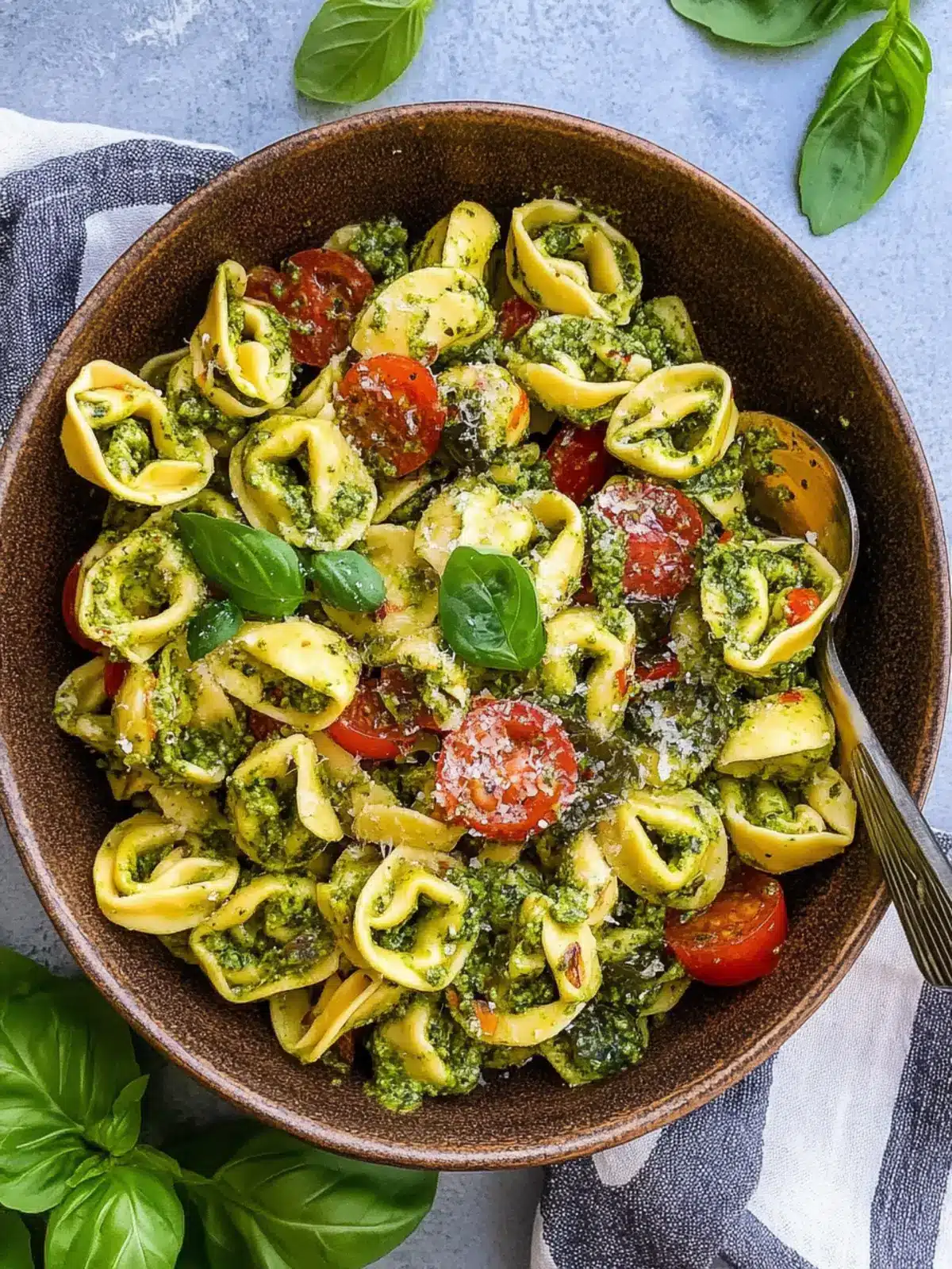 Delicious Pesto Tortellini Salad for a Fresh Summer Meal Pesto Tortellini Salad