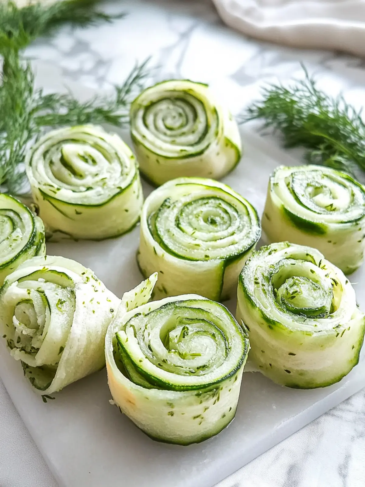 Delicious Cucumber Dill Pinwheels for Refreshing Snacking Cucumber Dill Pinwheels