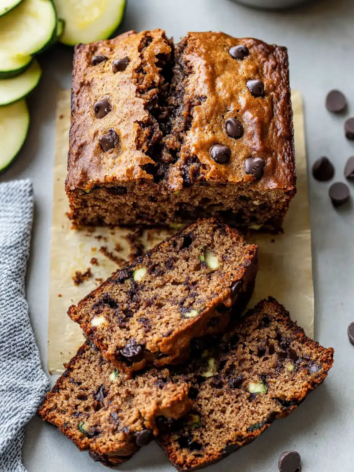 Delicious Peanut Butter Chocolate Chip Zucchini Bread Bliss Peanut Butter Chocolate Chip Zucchini Bread