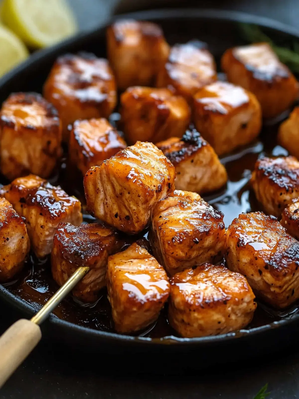 Savor Hot Honey Salmon Bites for a Flavorful Escape Hot Honey Salmon Bites