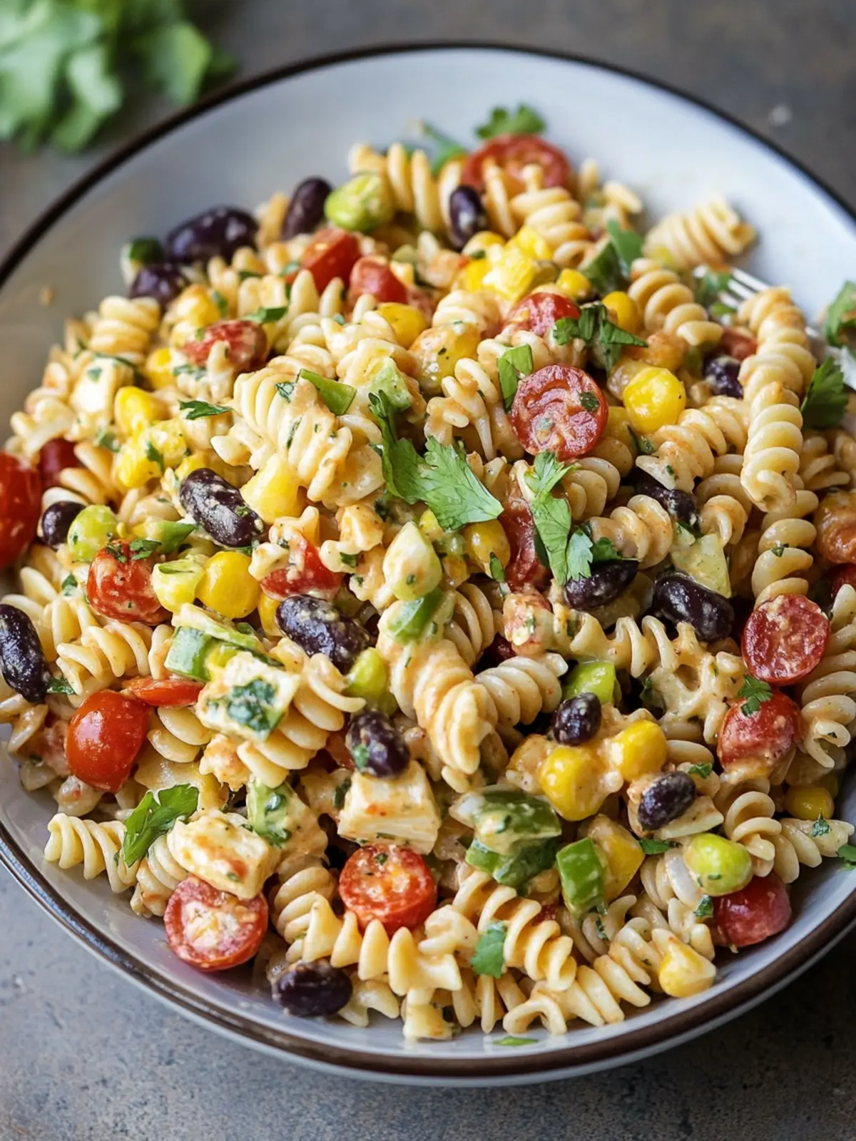 Zesty Southwest Pasta Salad for a Colorful Dinner Delight Southwest Pasta Salad