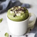 Delicious Keto Matcha Mug Cake in Just 2 Minutes! Keto Matcha Mug Cake