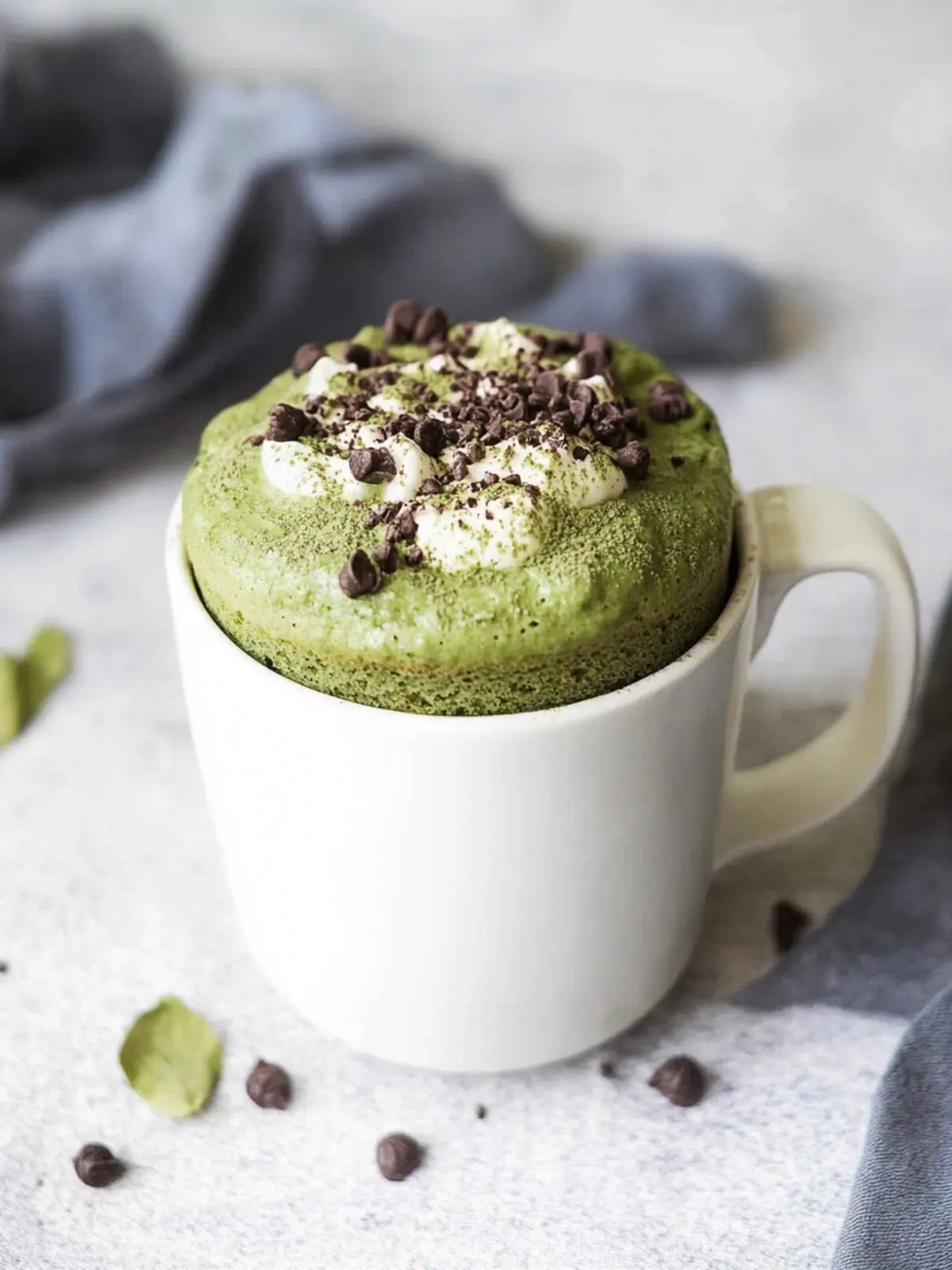 Delicious Keto Matcha Mug Cake in Just 2 Minutes! Keto Matcha Mug Cake