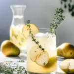 Refreshing Pear Thyme Pitcher Mocktail for Perfect Parties Pear Thyme Pitcher Mocktail