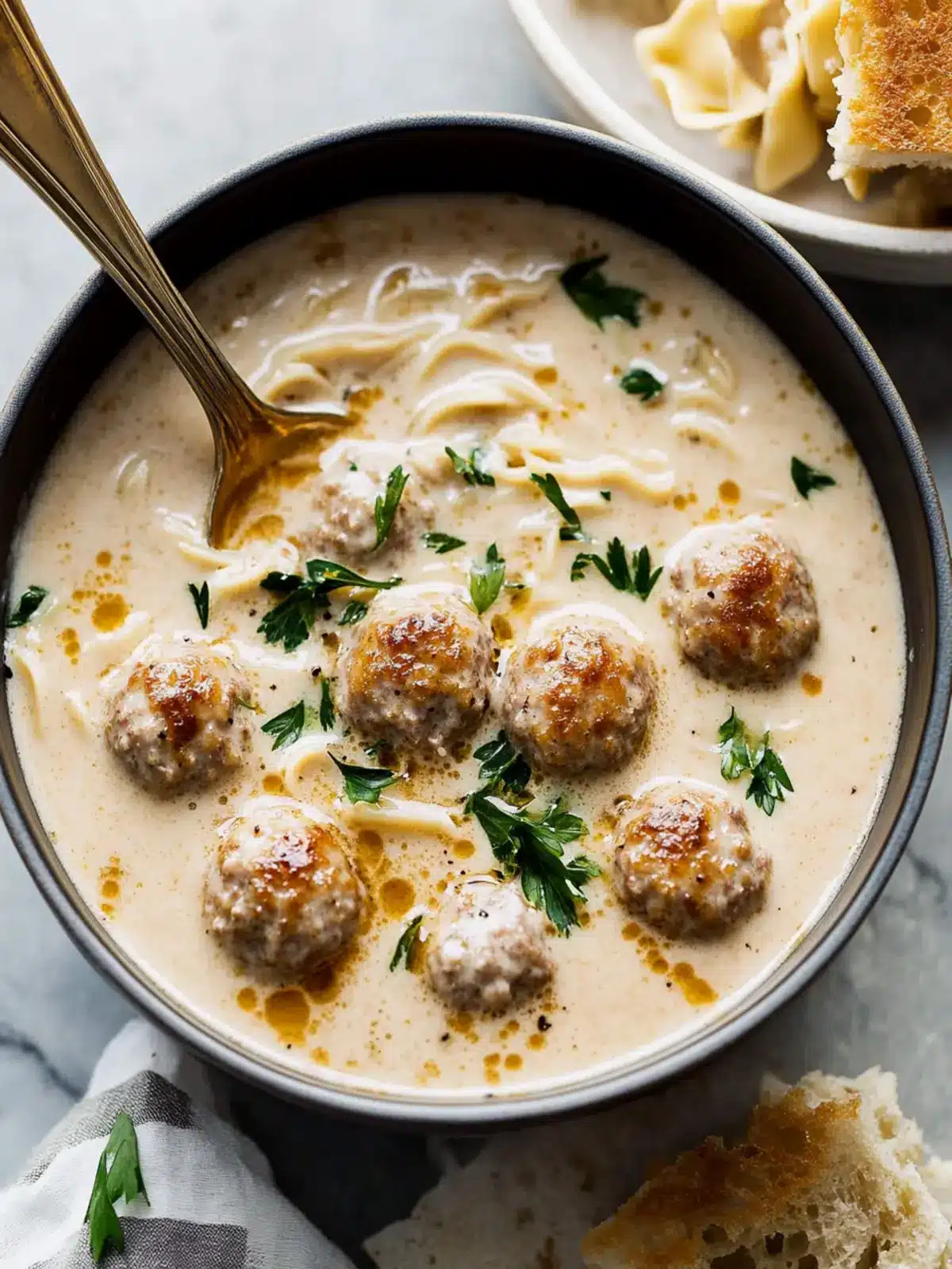 Cozy Up with Savory Swedish Meatball Soup Delight Swedish Meatball Soup