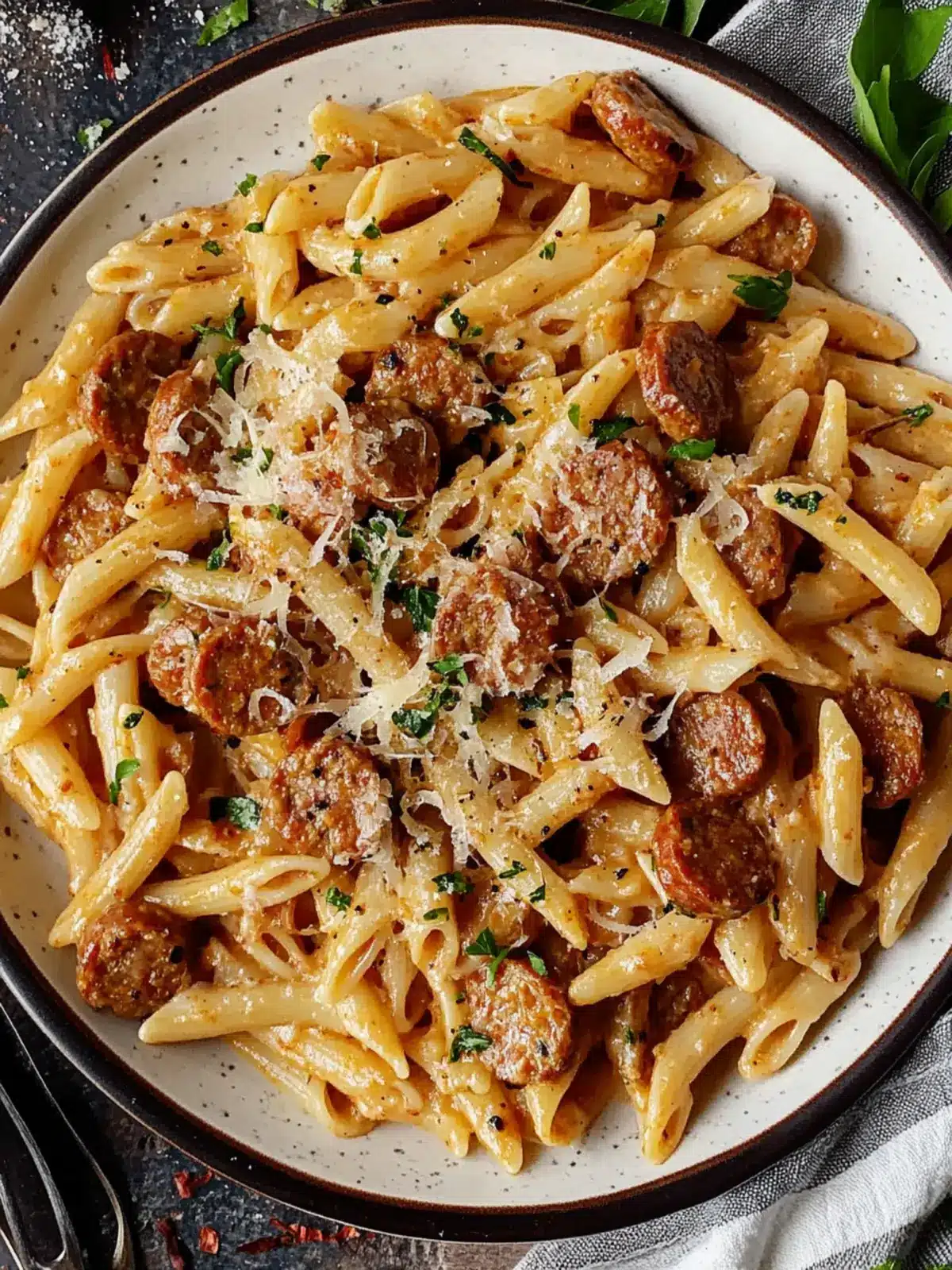 Zesty Cajun Sausage Pasta: One Pot Wonder in 30 Minutes! Cajun Sausage Pasta