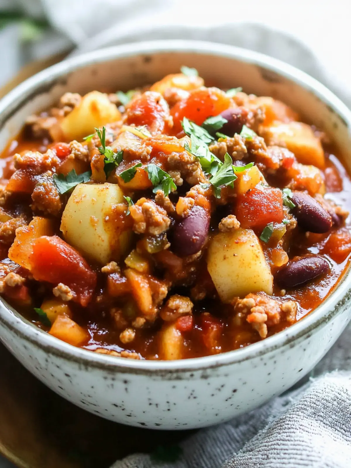 Warm Up with Hearty Turkey Apple Chili That's Pure Comfort Turkey Apple Chili