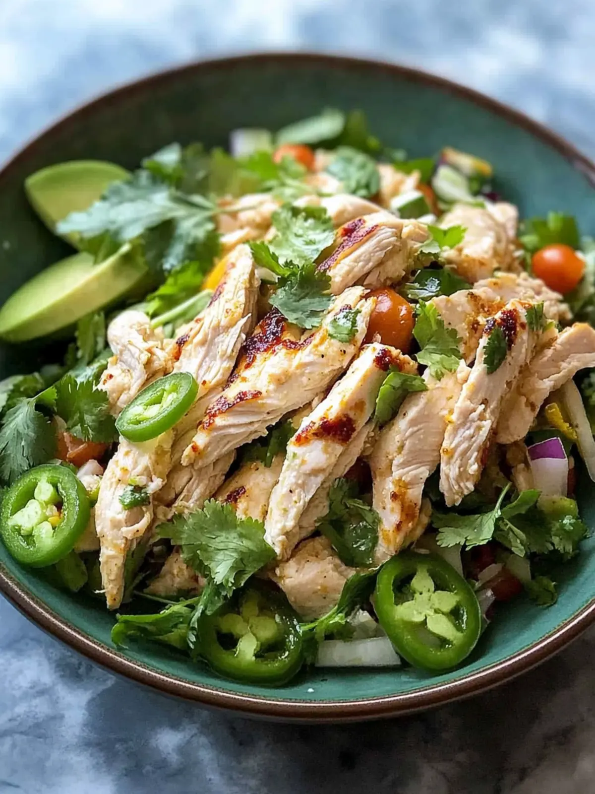 Delicious Jalapeño Hollychicken Salad for Spicy Flavor Lovers Jalapeño Hollychicken Salad