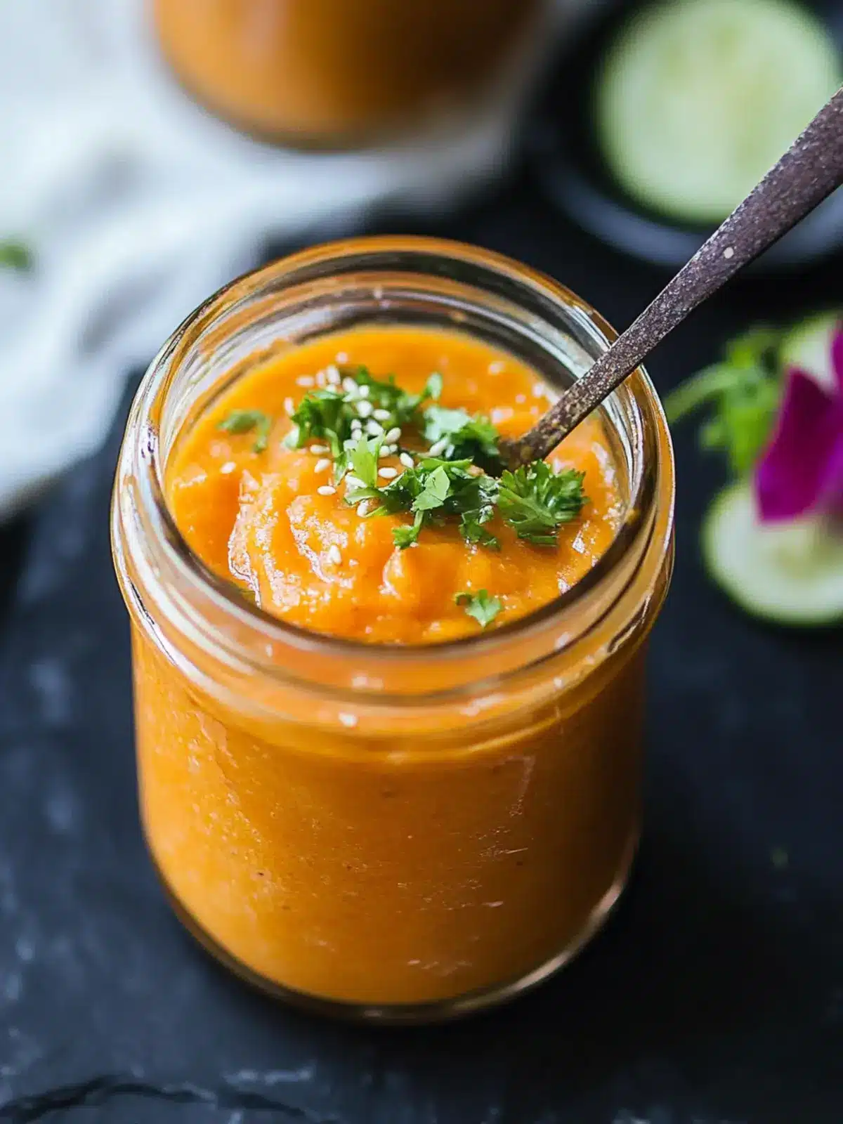 Deliciously Creamy Japanese Carrot Ginger Dressing Recipe Japanese Carrot Ginger Dressing