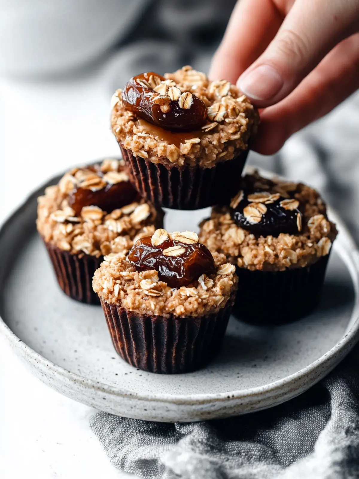 Indulge in Vegan Oat Date Cups for Guilt-Free Sweetness Vegan Oat Date Cups