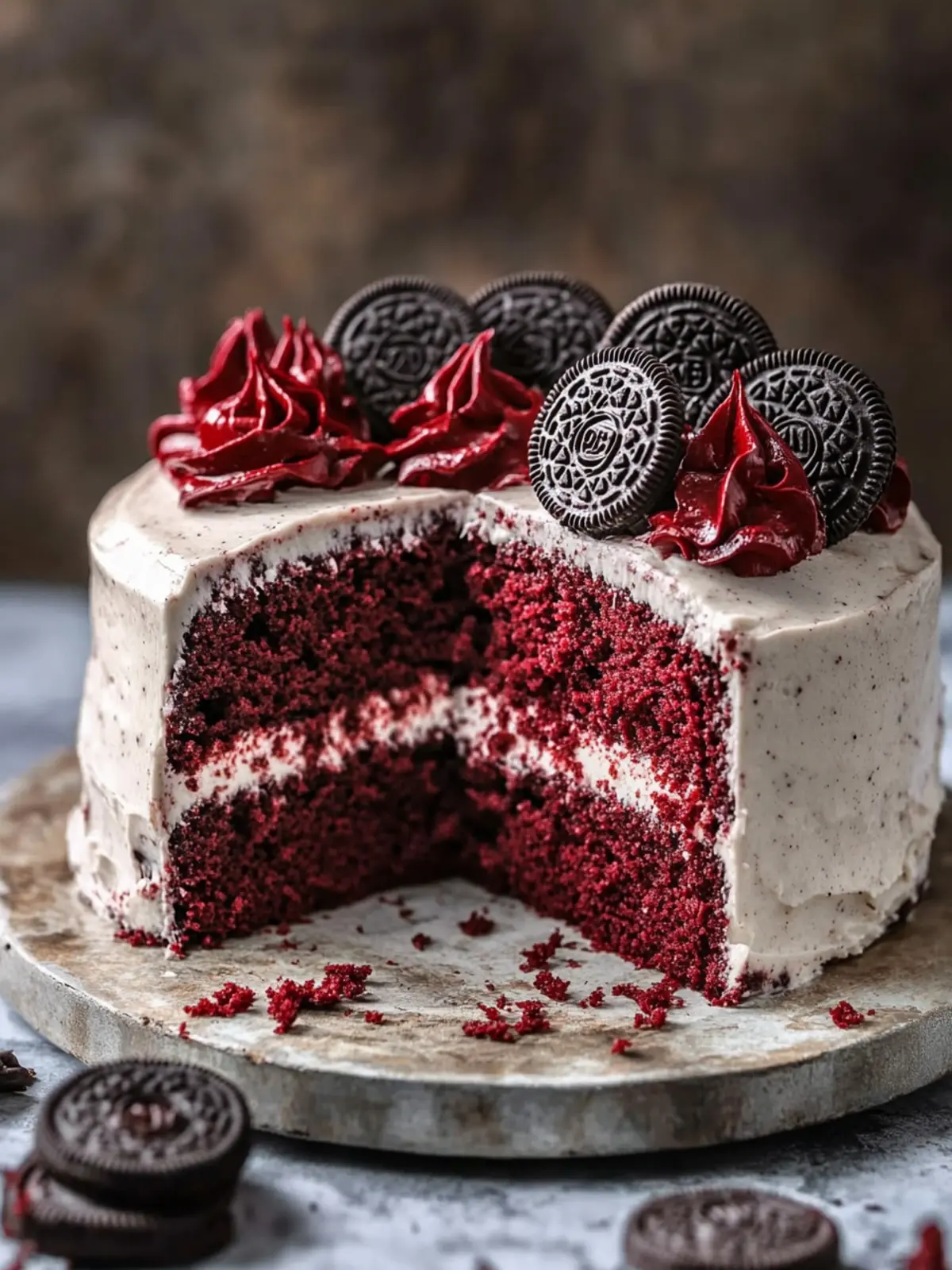 Indulge in Decadence with Red Velvet Oreo Cake Magic Red Velvet Oreo Cake