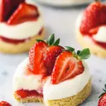 Delicious Strawberry Cheesecake Shortbreads You'll Love Strawberry Cheesecake Shortbreads