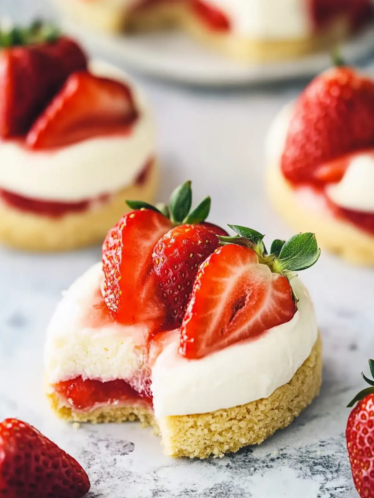 Delicious Strawberry Cheesecake Shortbreads You'll Love Strawberry Cheesecake Shortbreads