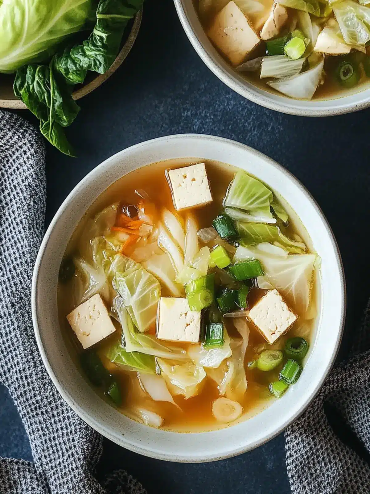 Cozy Up with Delicious Napa Cabbage Tofu Soup Recipe Napa Cabbage Tofu Soup
