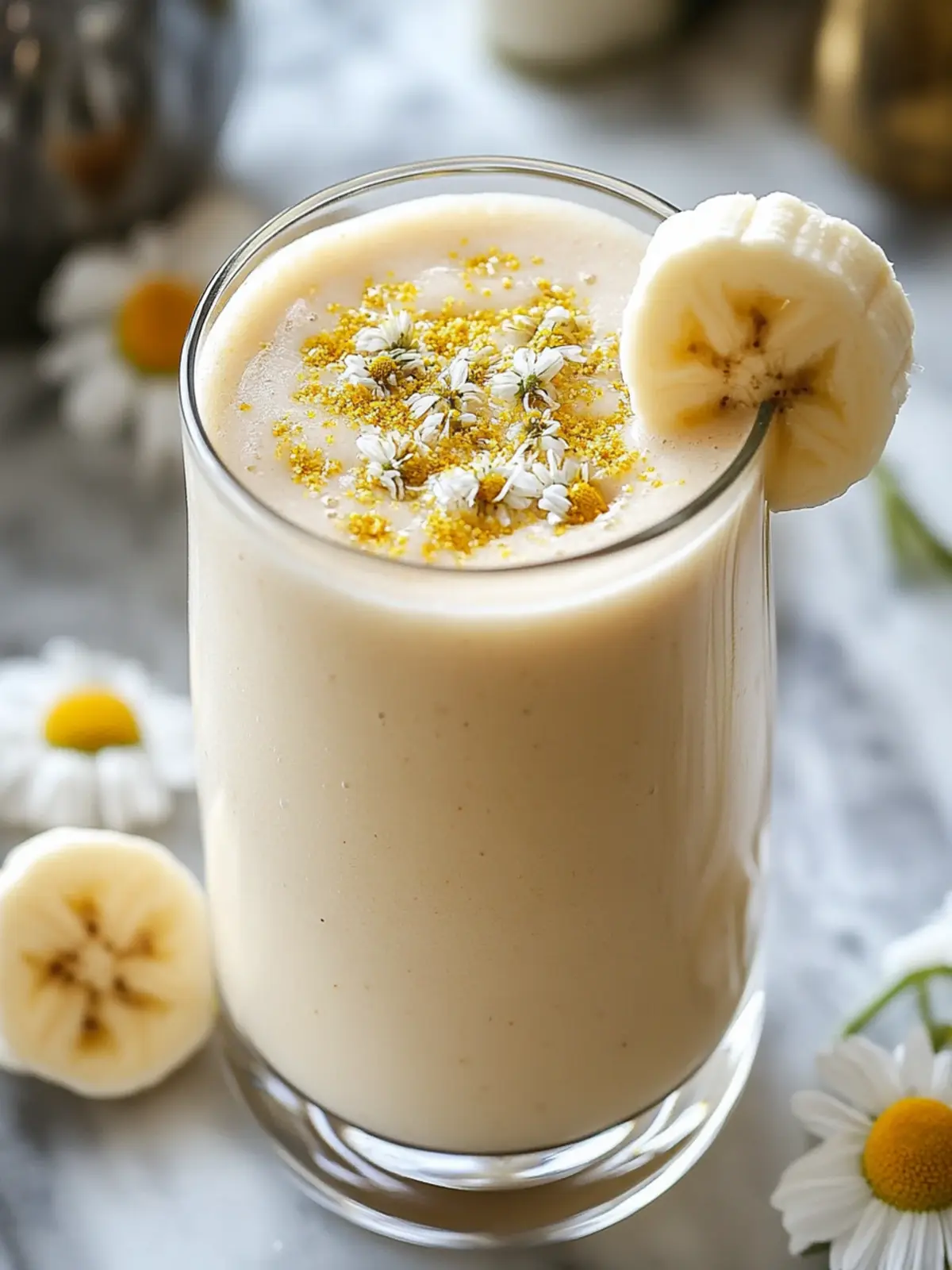 Revitalize Your Day with Banana Chamomile Tea Smoothie Banana Chamomile Tea Smoothie