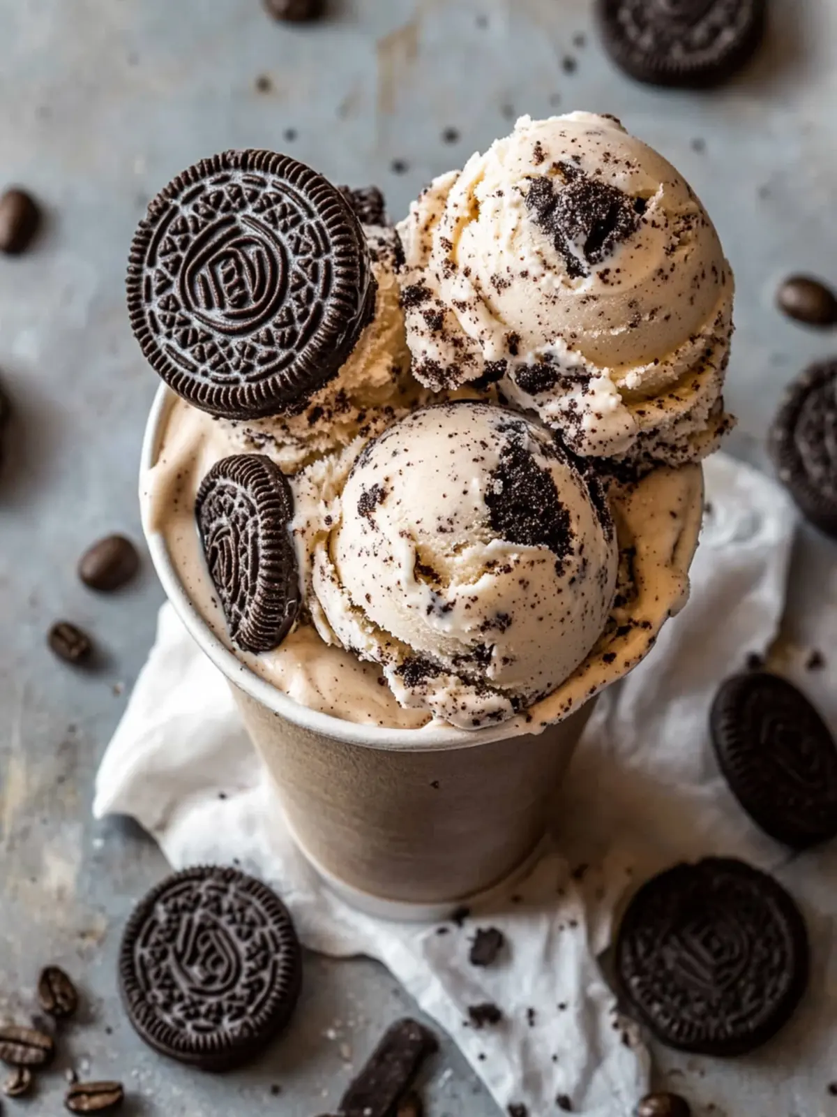 Indulge in Dreamy Coffee Oreo Ice Cream at Home Coffee Oreo Ice Cream