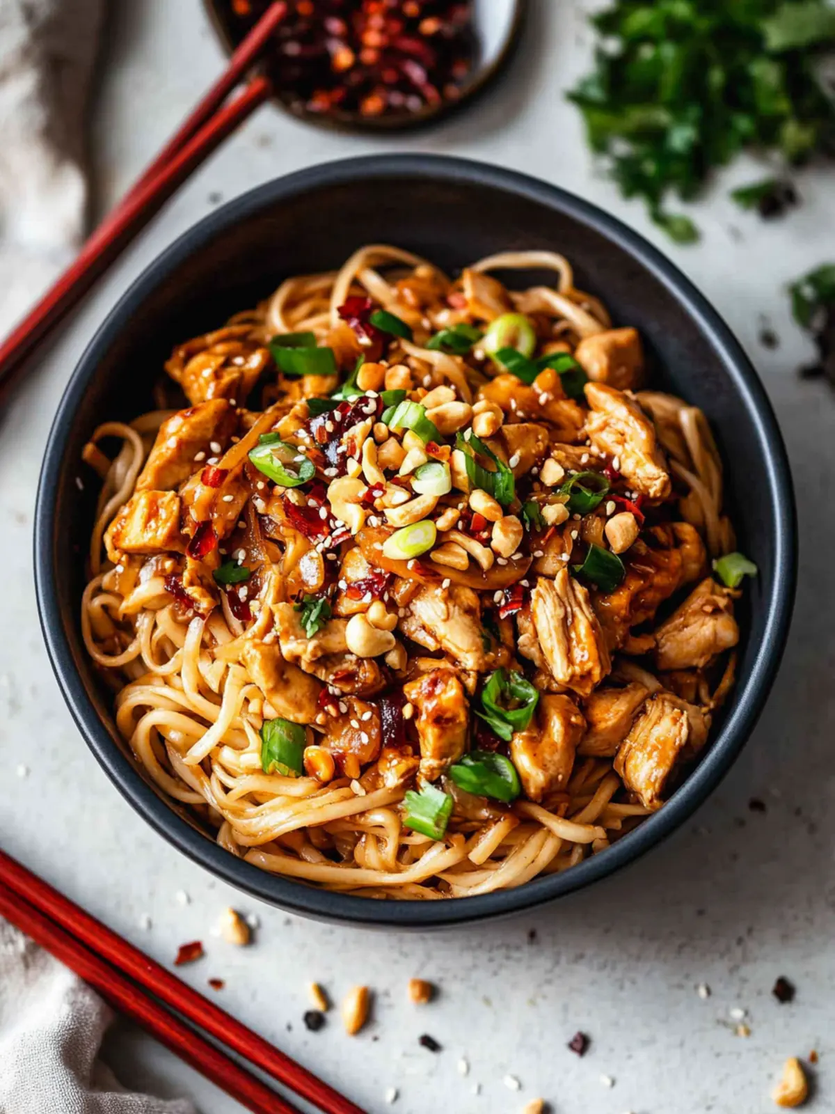 Ultimate Kung Pao Chicken Noodles Ready in 30 Minutes Kung Pao Chicken Noodles