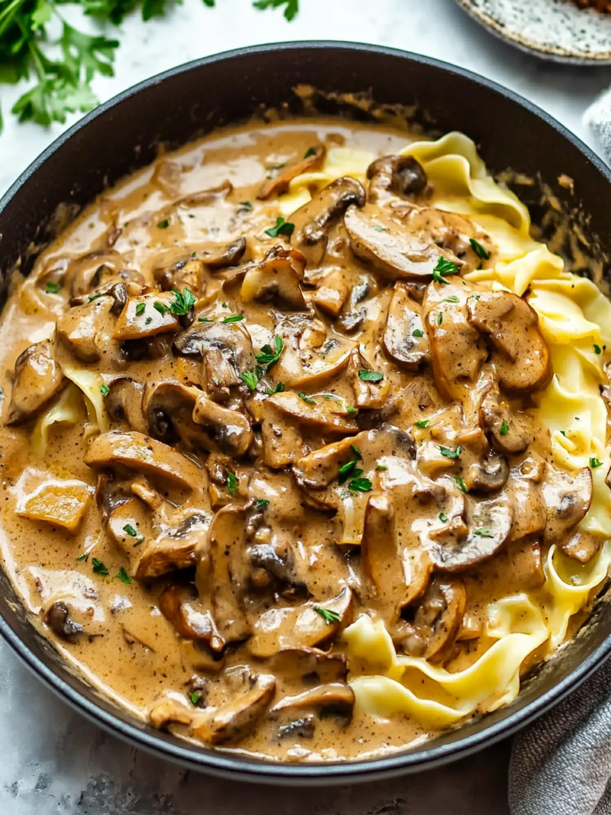 Delicious Vegan Mushroom Stroganoff in Just 30 Minutes Mushroom Stroganoff