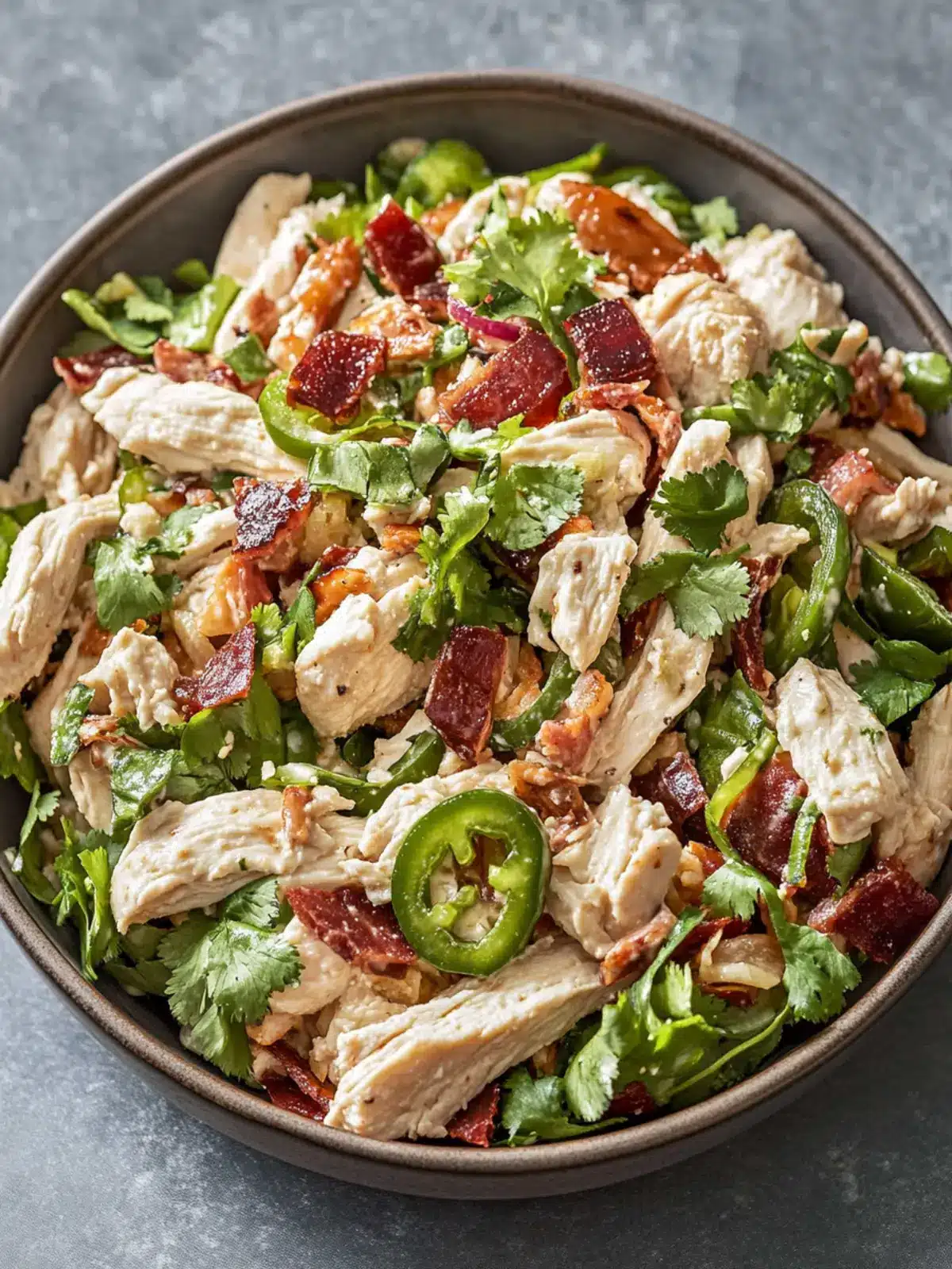 Spicy Jalapeño Popper Chicken Salad for Perfect Get-Togethers Jalapeño Popper Chicken Salad
