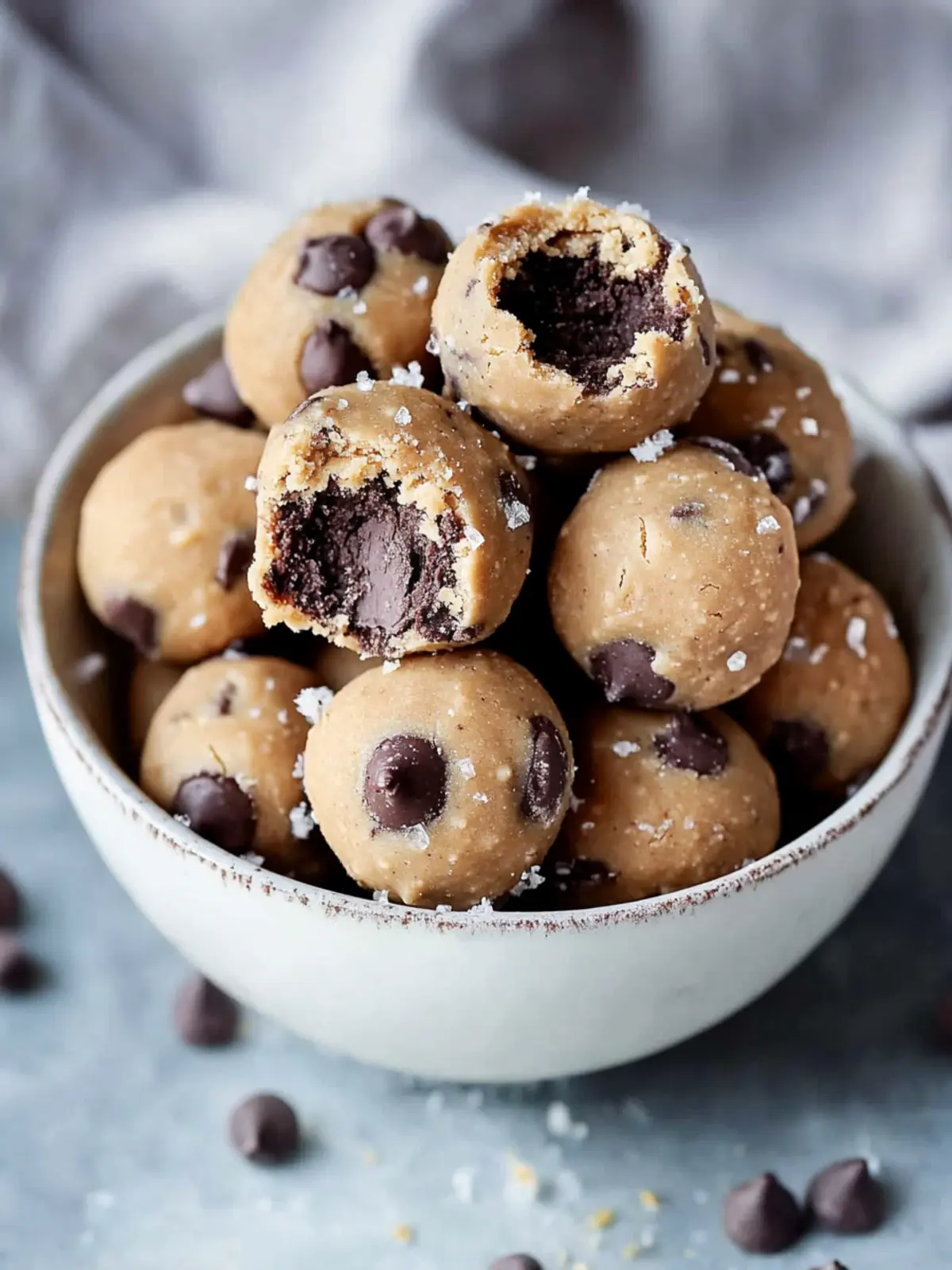 Chickpea Cookie Dough Bites for Guilt-Free Indulgence Chickpea Cookie Dough Bites