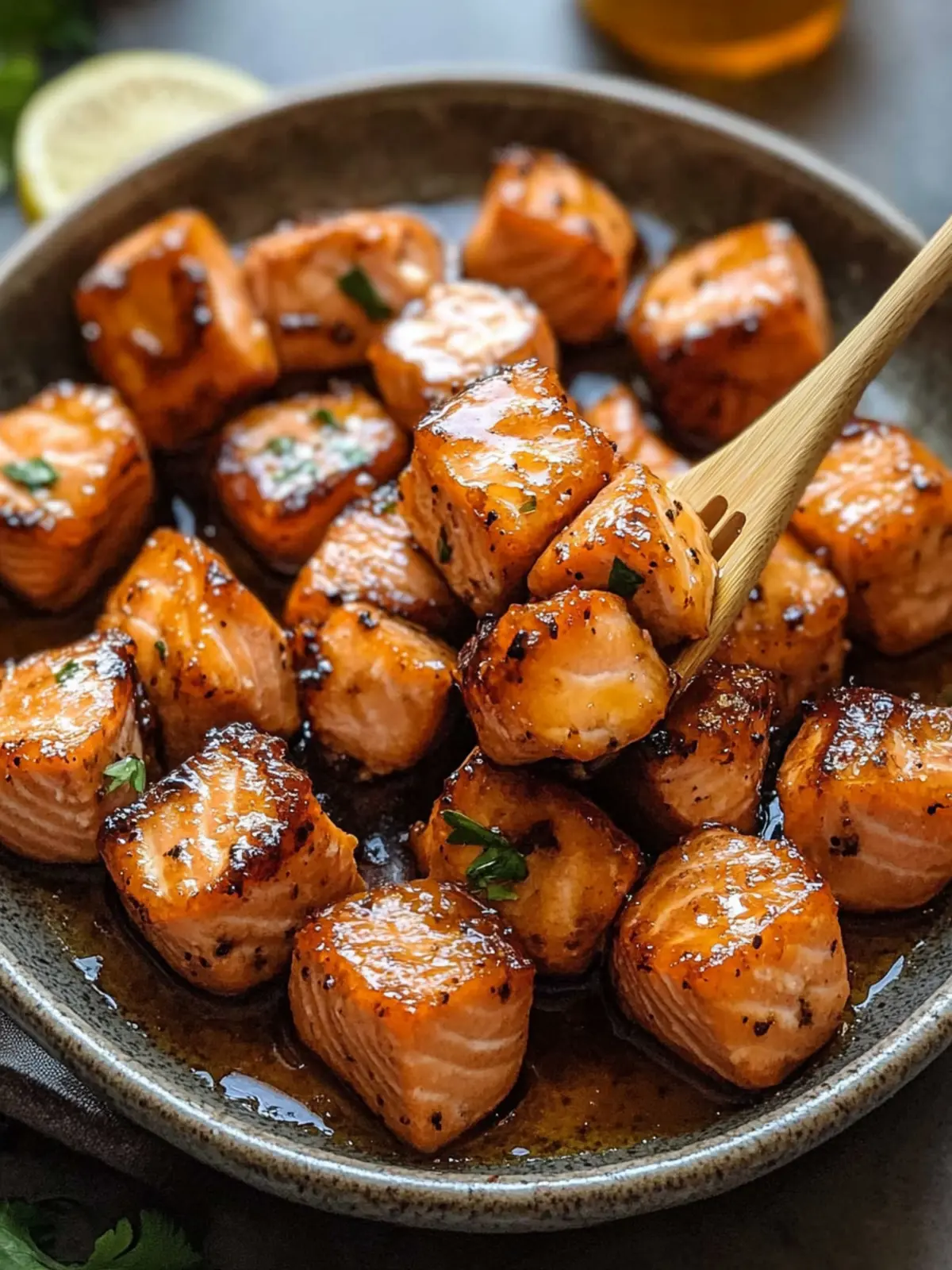 Savor Hot Honey Salmon Bites for a Flavorful Escape Hot Honey Salmon Bites