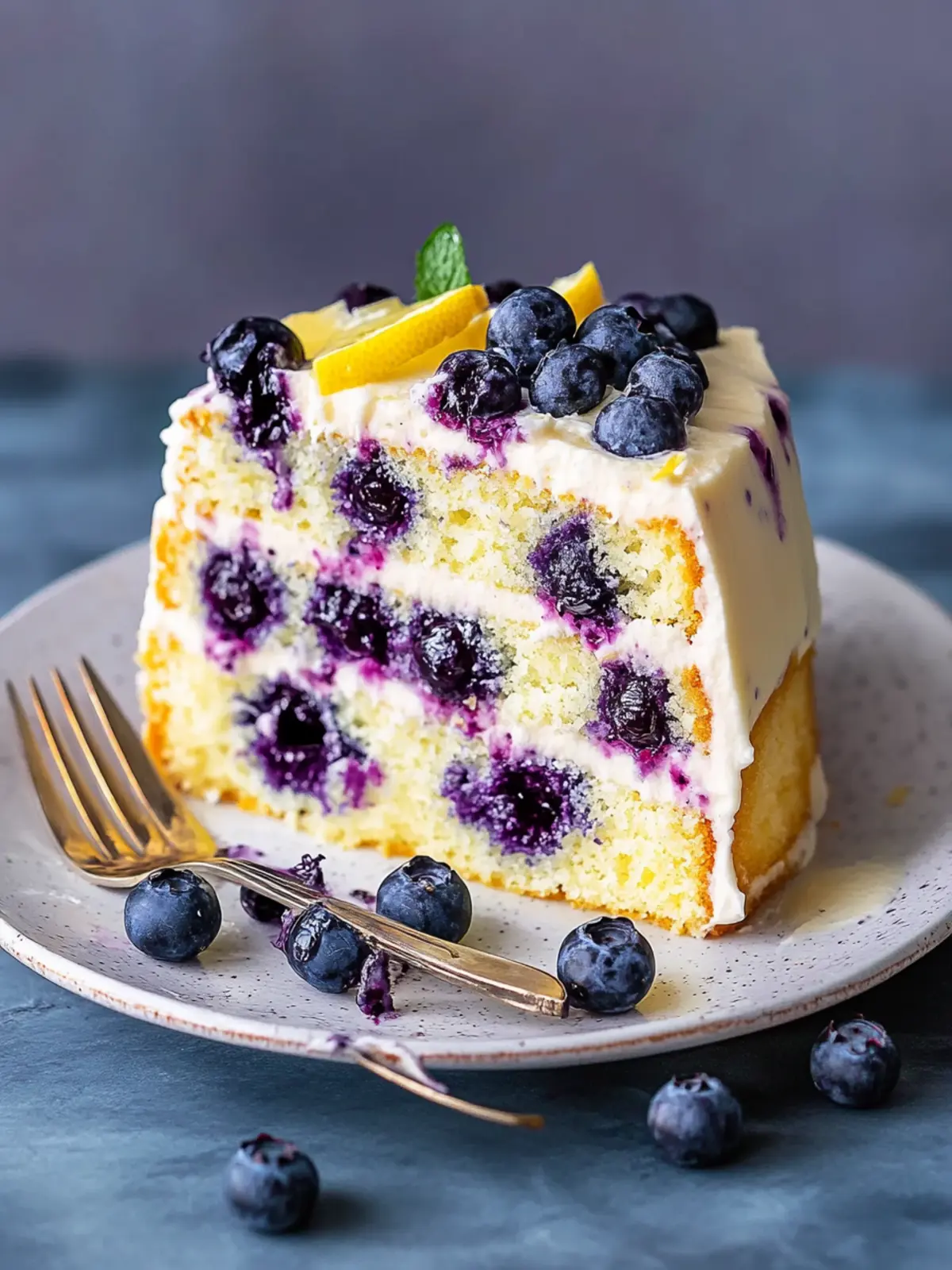 Lemon Blueberry Cake: A Refreshing Twist on Classic Flavor Lemon Blueberry Cake