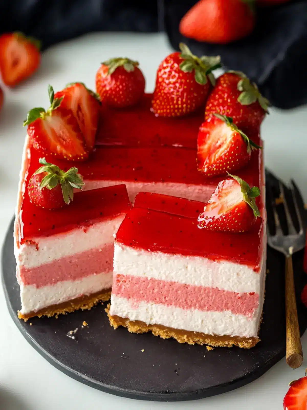 Delicious Vegan Strawberry Cheesecake You’ll Love to Make Strawberry Cheesecake