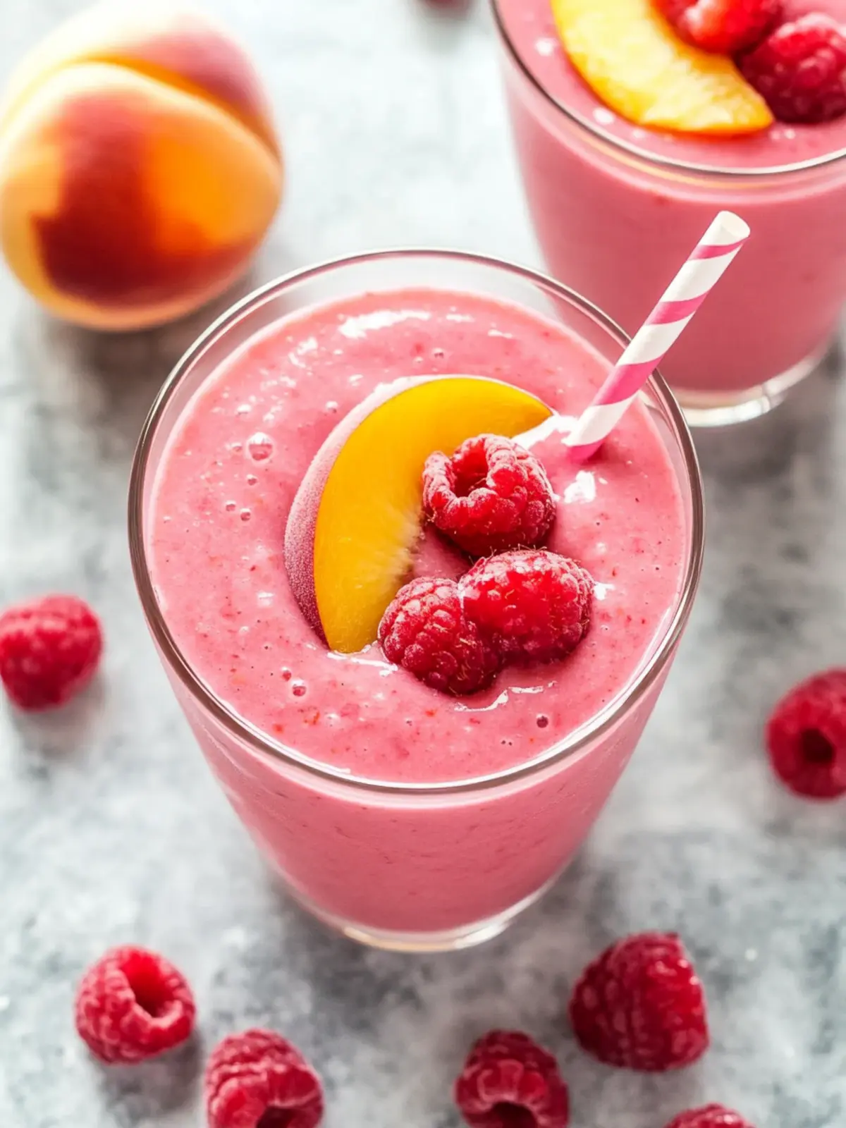 Delicious Raspberry Peach Smoothie for a Refreshing Boost Raspberry Peach Smoothie