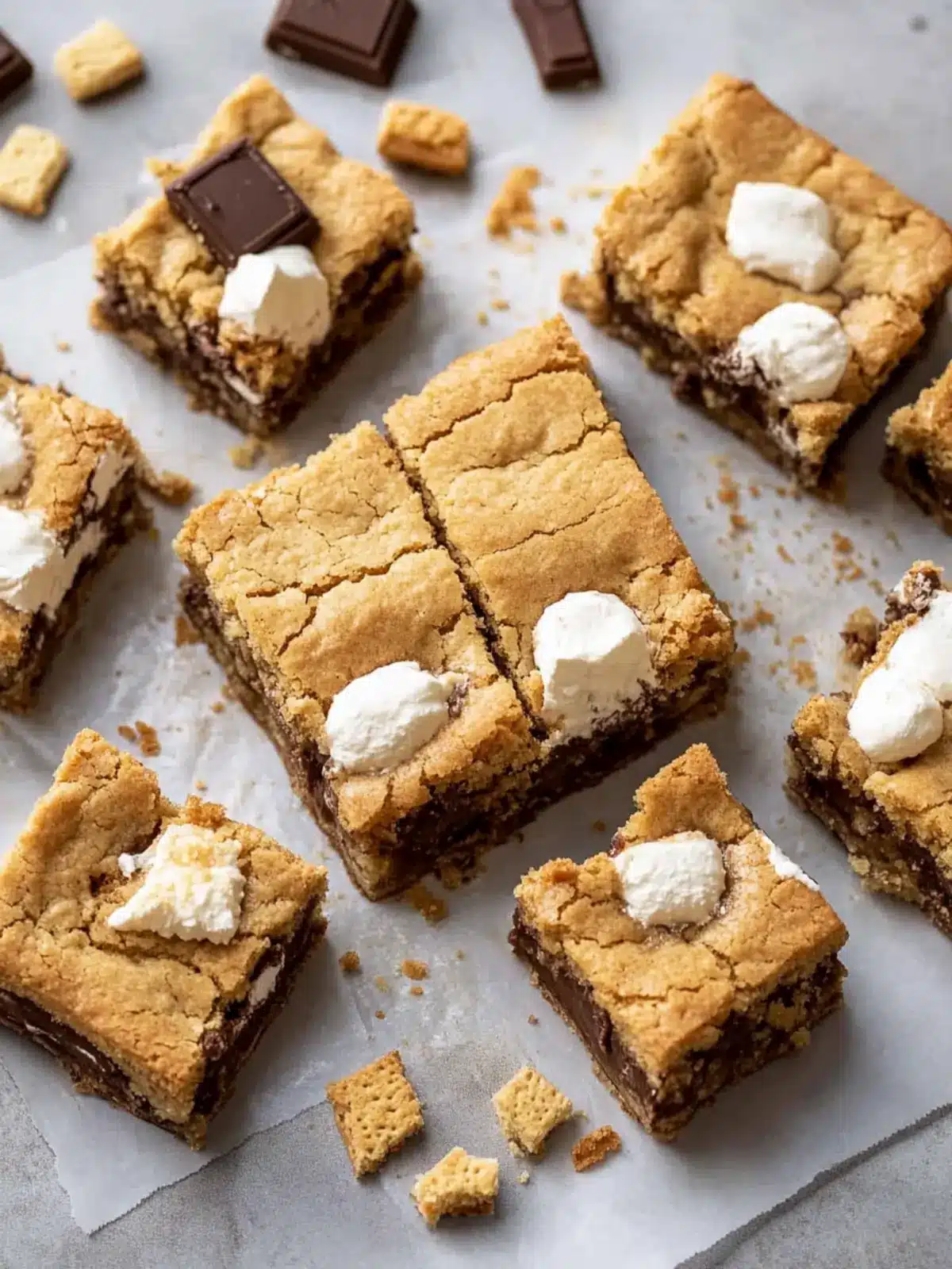S’mores Cookie Bars: Your New Favorite Homemade Treat S’mores Cookie Bars