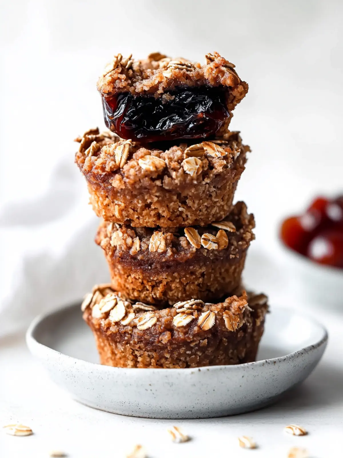 Indulge in Vegan Oat Date Cups for Guilt-Free Sweetness Vegan Oat Date Cups