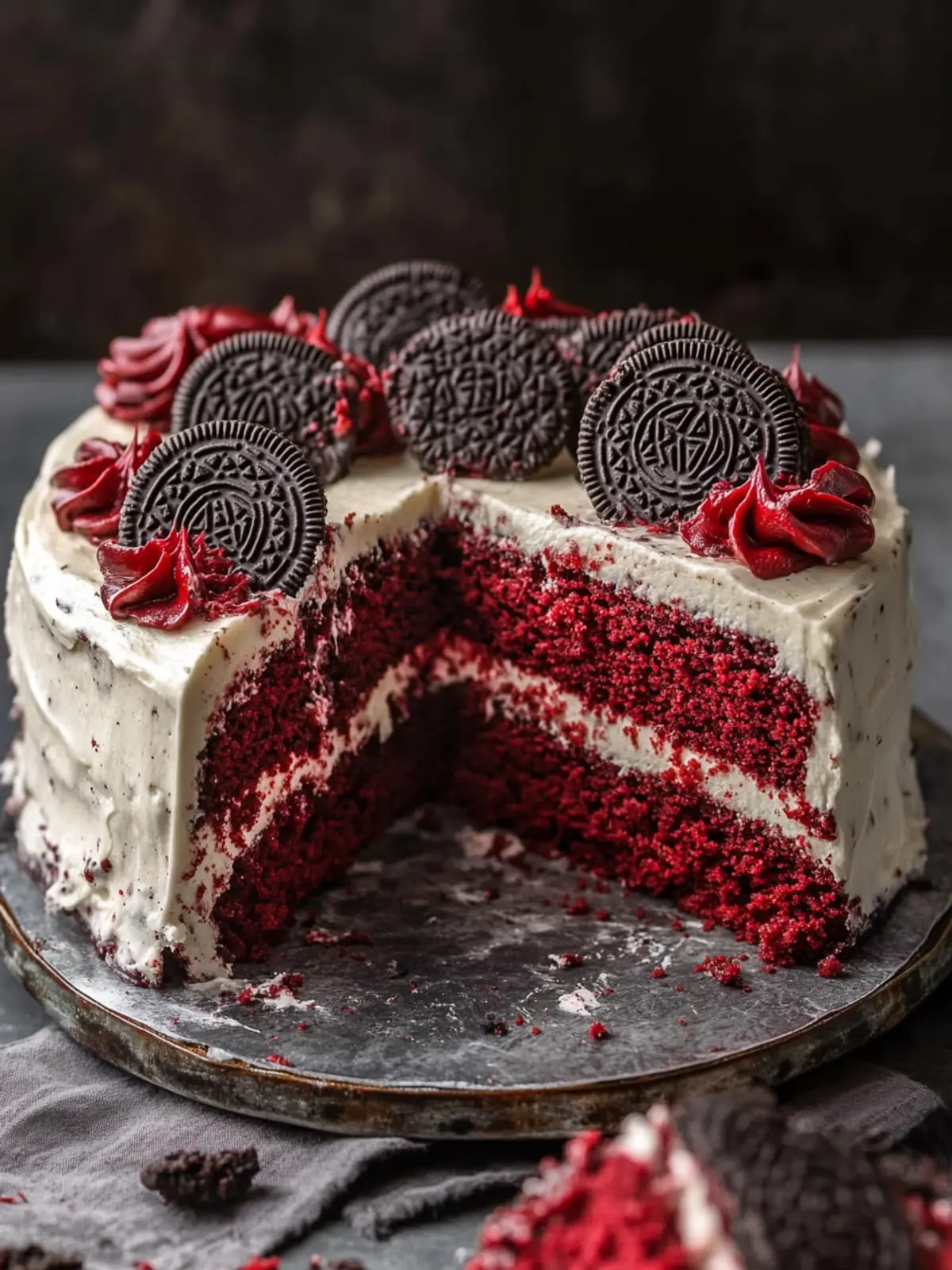 Indulge in Decadence with Red Velvet Oreo Cake Magic Red Velvet Oreo Cake