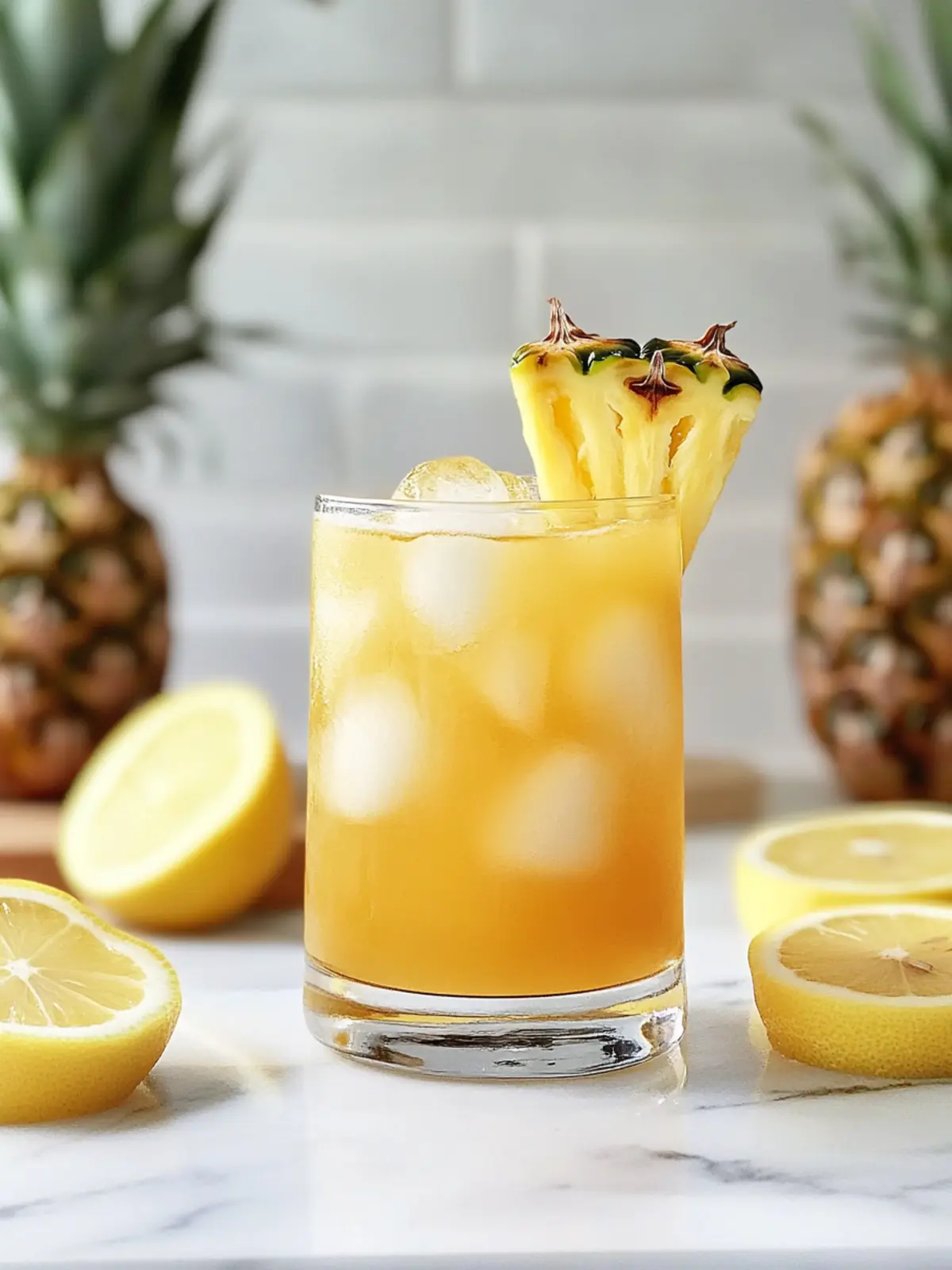 Refreshing Pineapple Bourbon Lemonade for Vibrant Summer Sips Pineapple Bourbon Lemonade