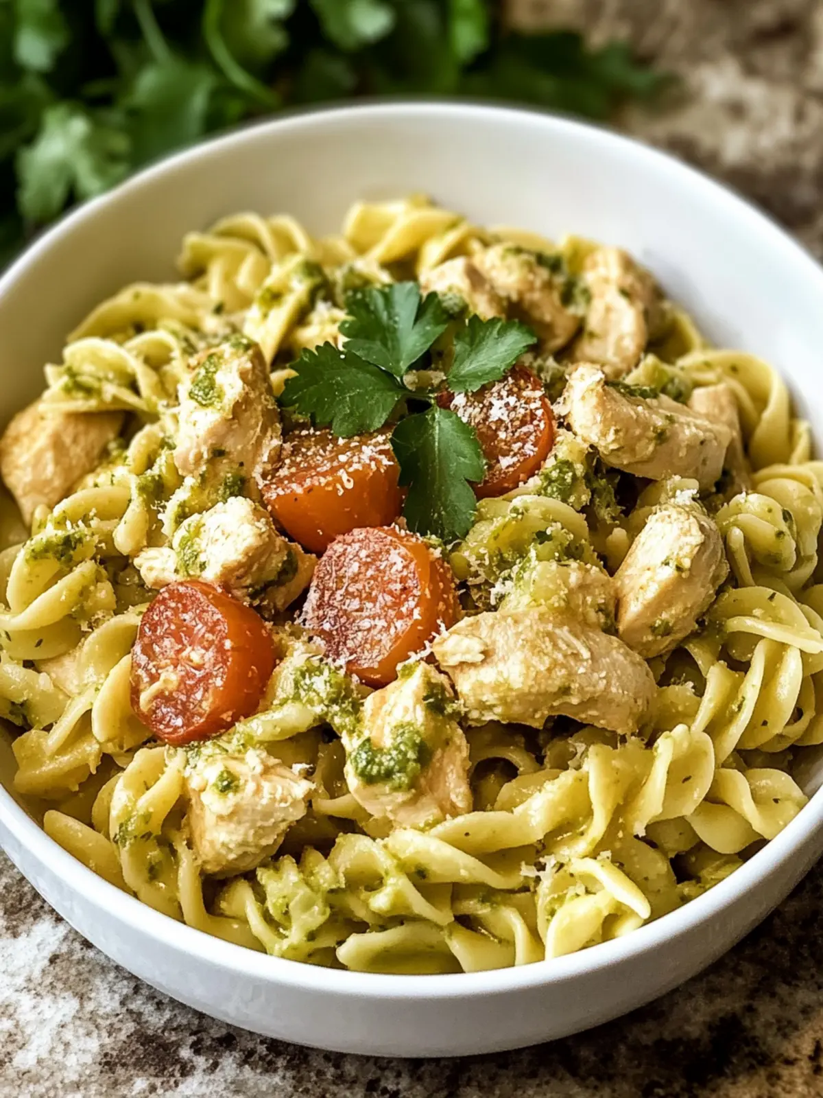Savory Tomatillo Chicken Pasta: Bold Flavor in Every Bite! Tomatillo Chicken Pasta